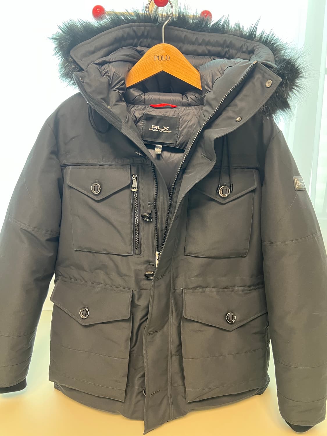 폴로 랄프로렌 남성 RLX 덕다운 퍼후드 파카 점퍼 상품이미지2