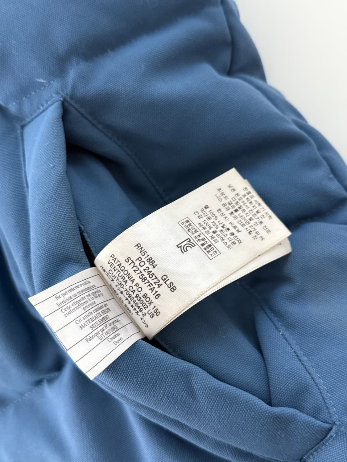 파타고니아 양면 리버서블 비비 덕다운 패딩 조끼 상품이미지6