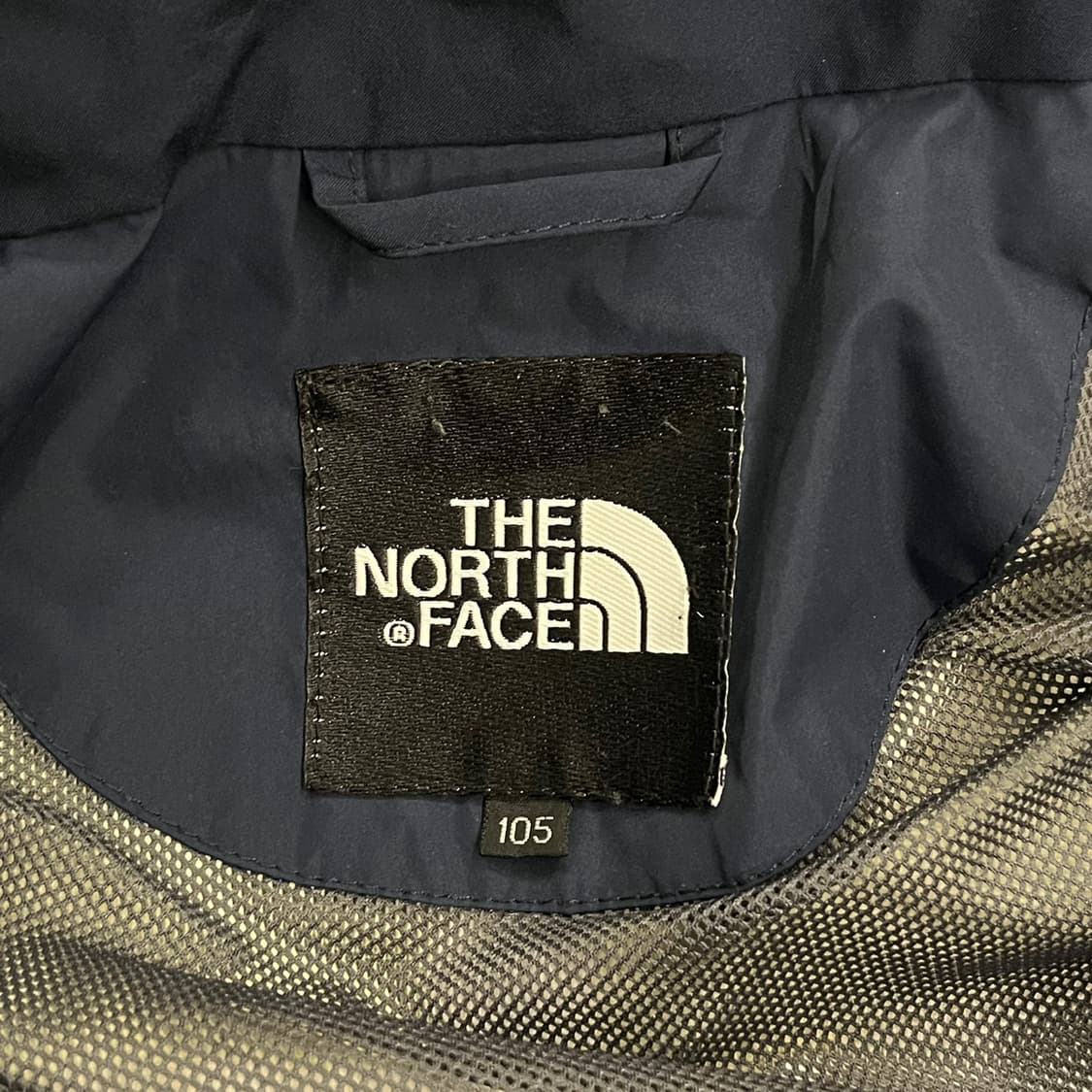 [정품/105] 노스페이스 네이비 바람막이 자켓 후드 b14 상품이미지5