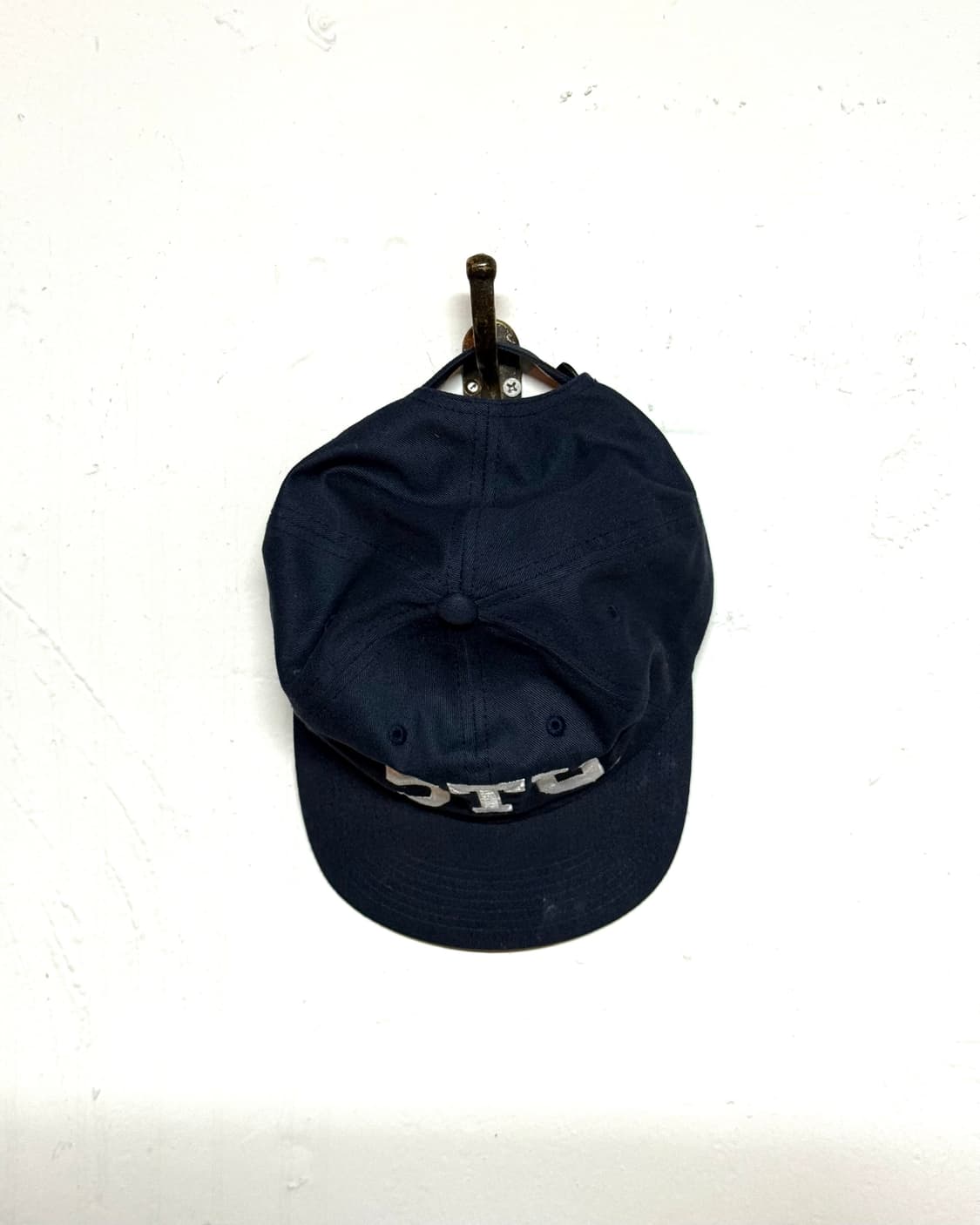 스투시 재팬 STU 아치 스트랩백 캡 네이비 OS 상품이미지1