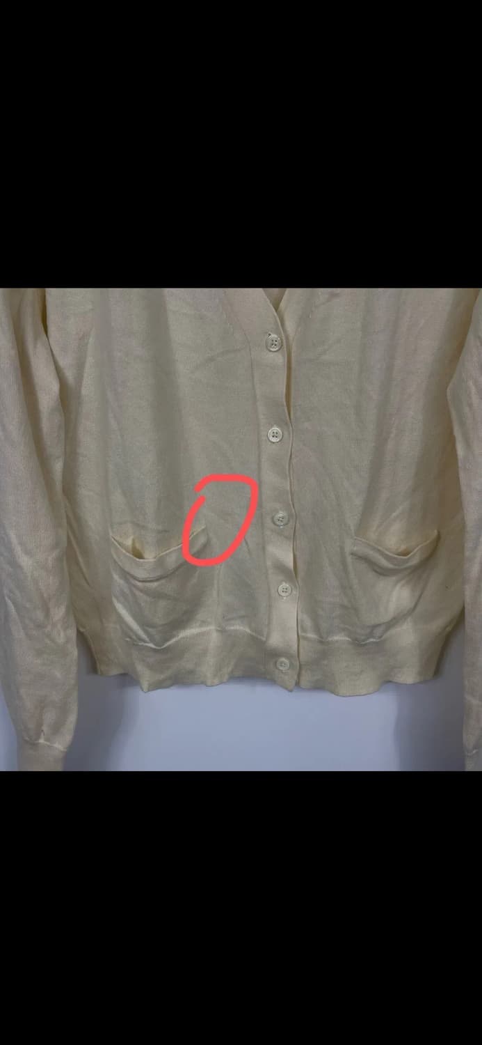 [폴로] 랄프로렌 아이보리 피마코튼 가디건 (L) 상품이미지6