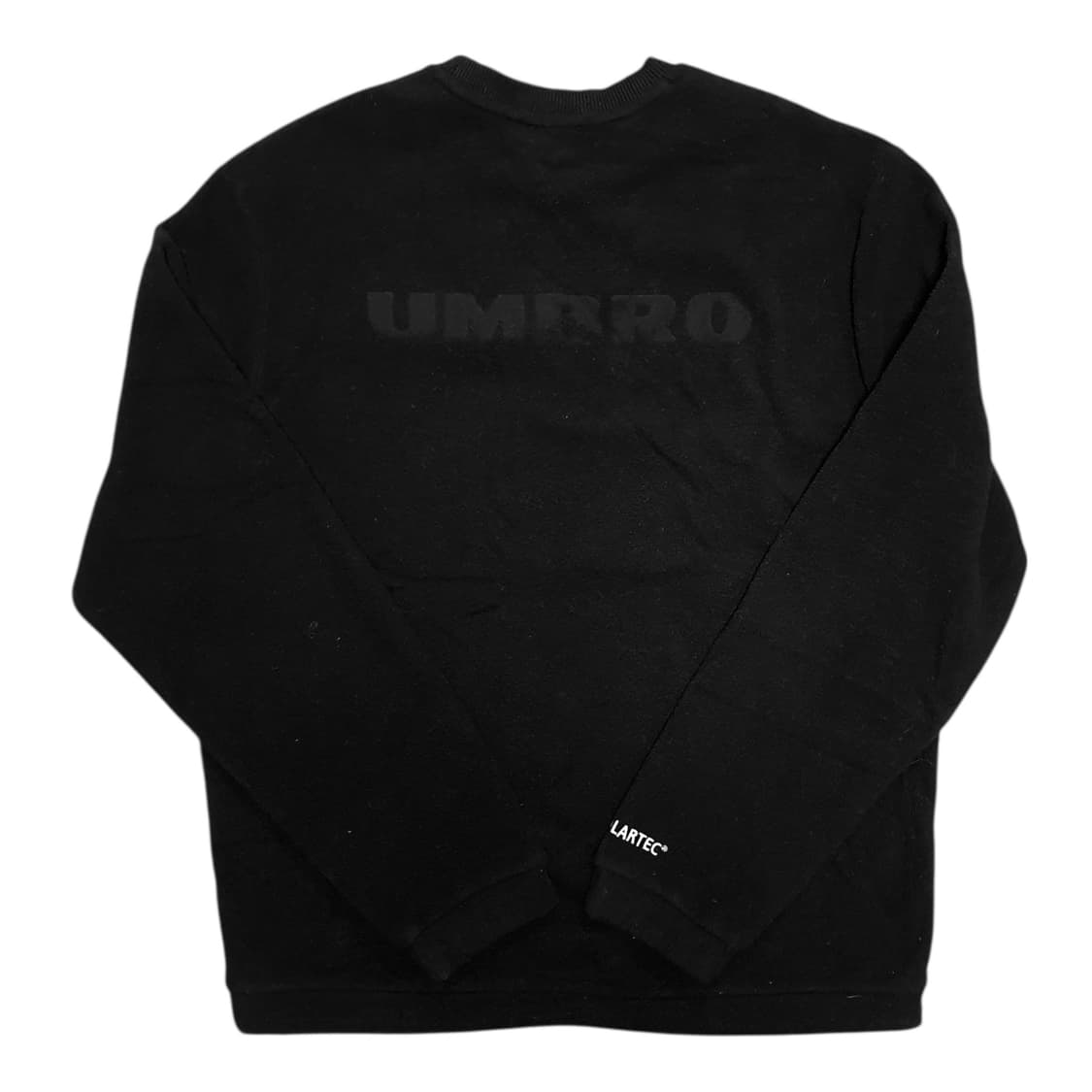 ✨ (바배) 엄브로 빅로고 블랙 플리스 맨투맨 상품이미지2