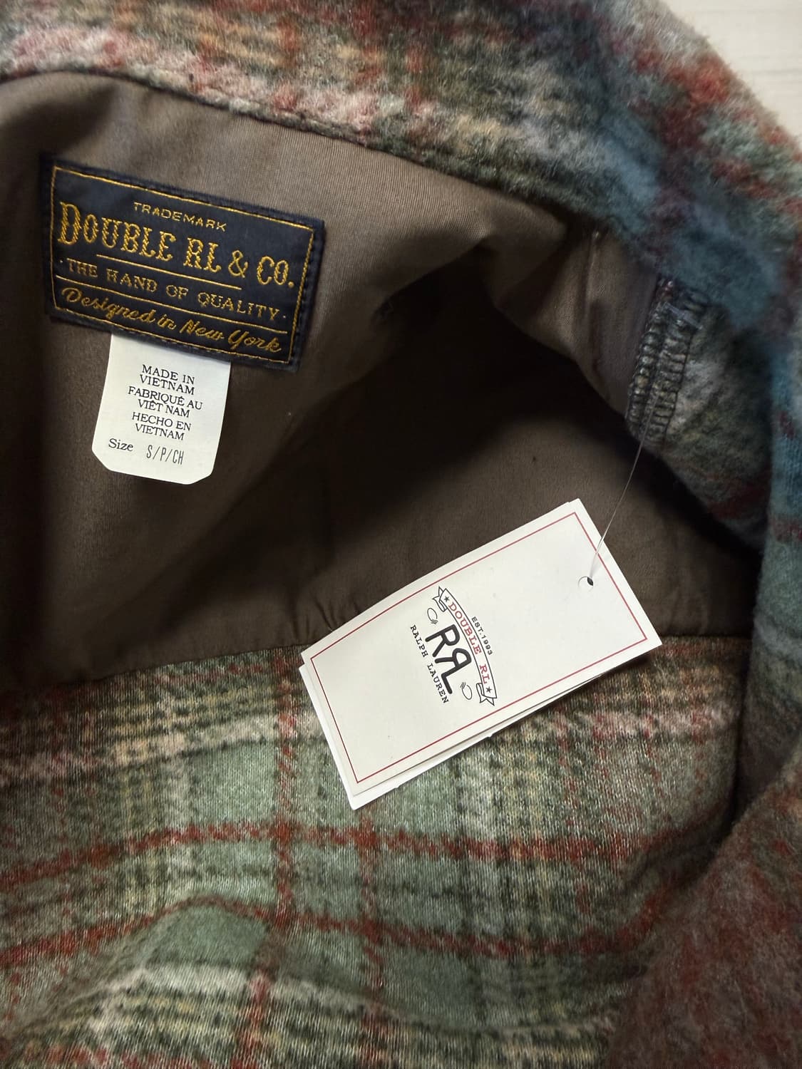 [s]rrl 플래드 울 블렌드 워크셔츠 상품이미지3