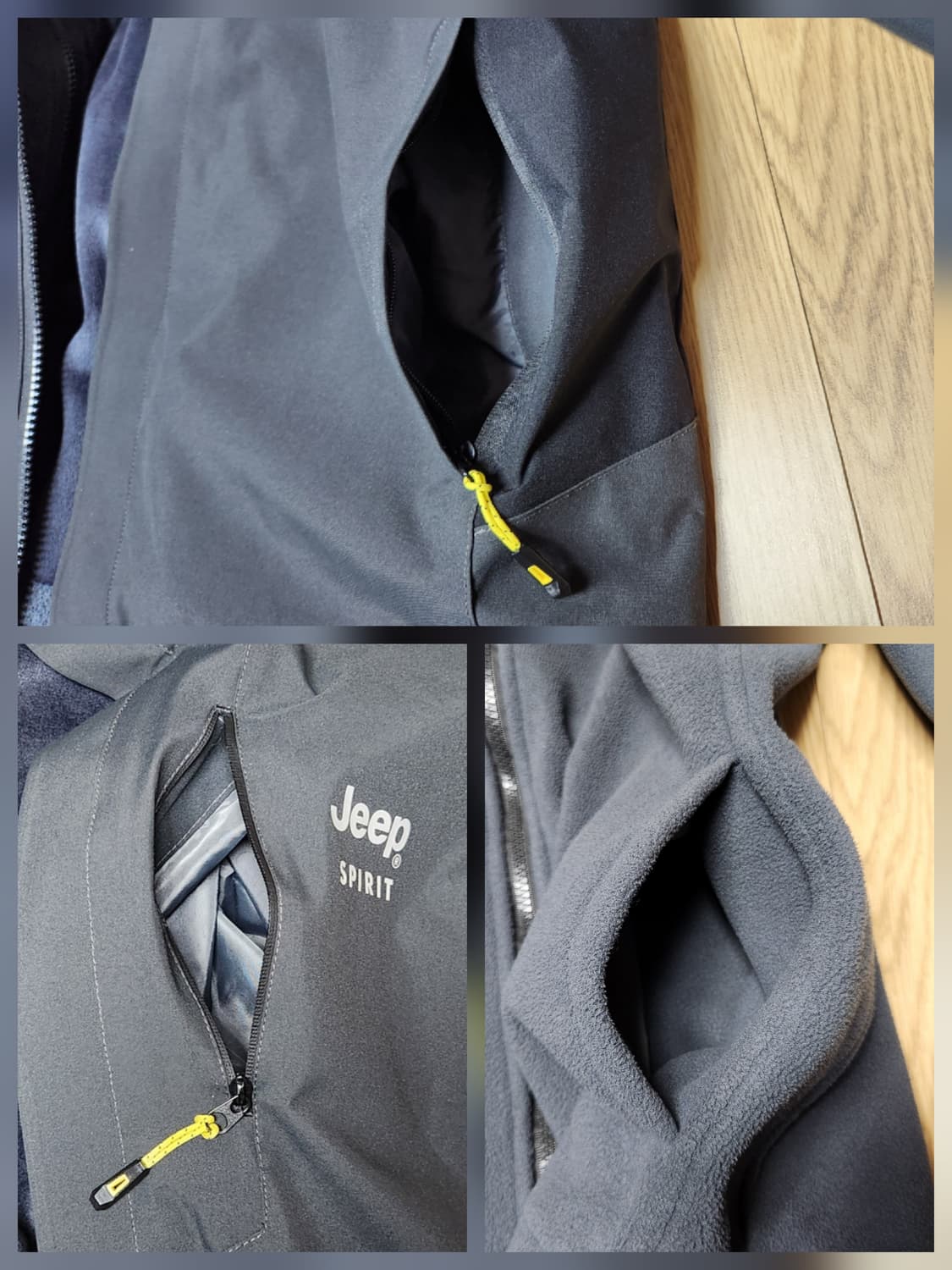 지프 남여공용 3 in 1 바람막이, 방수점퍼, 등산쟈켓 XL 상품이미지7