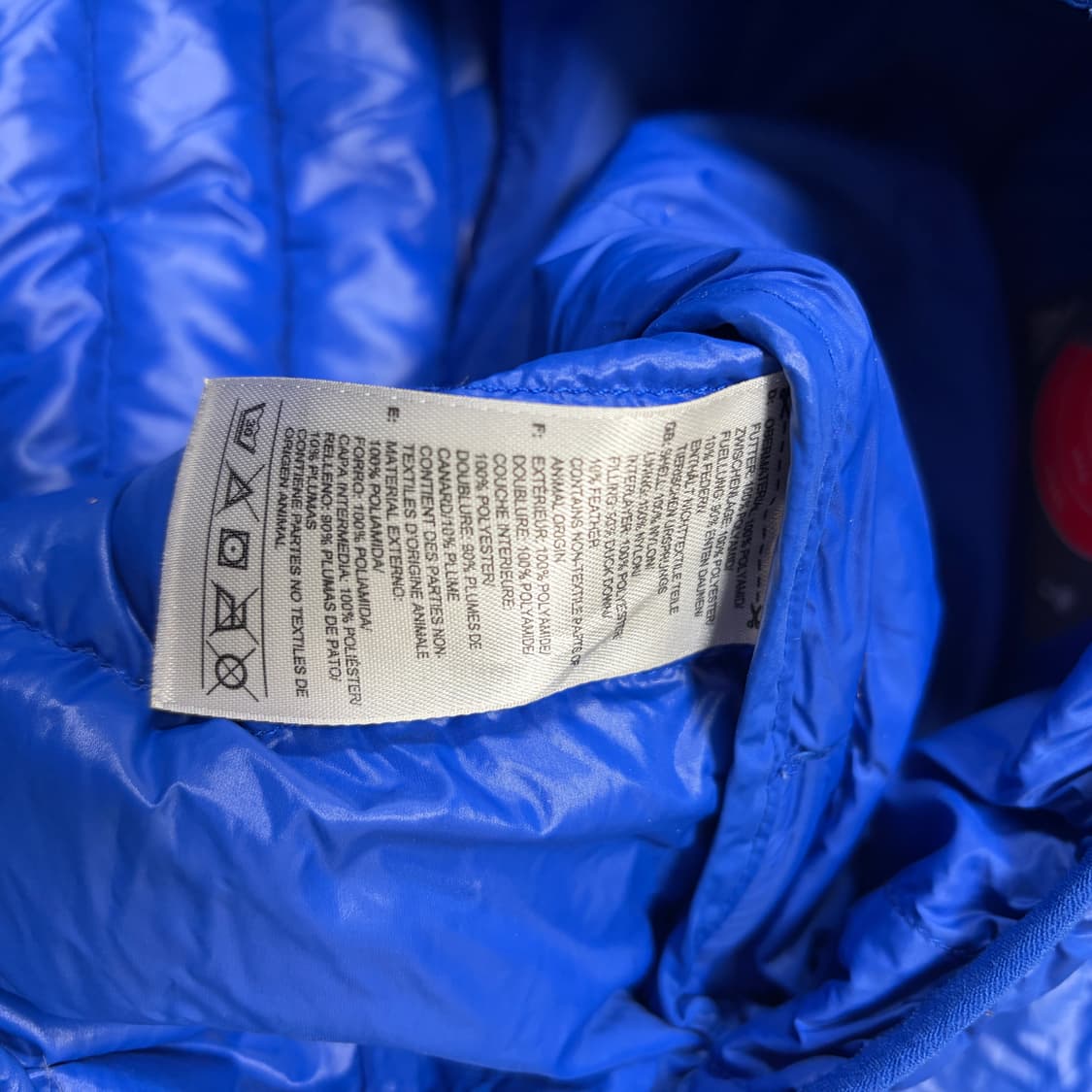 아디다스 맨체스터유나이티드 로얄 블루 덕다운 경량 패딩 상품이미지5