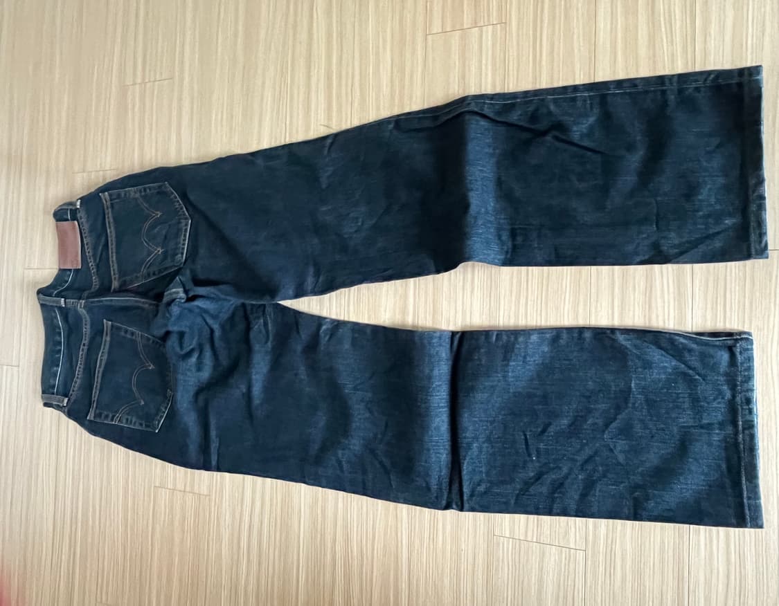 에드윈 503 28*33 진청 워싱 데님 팬츠 상품이미지2