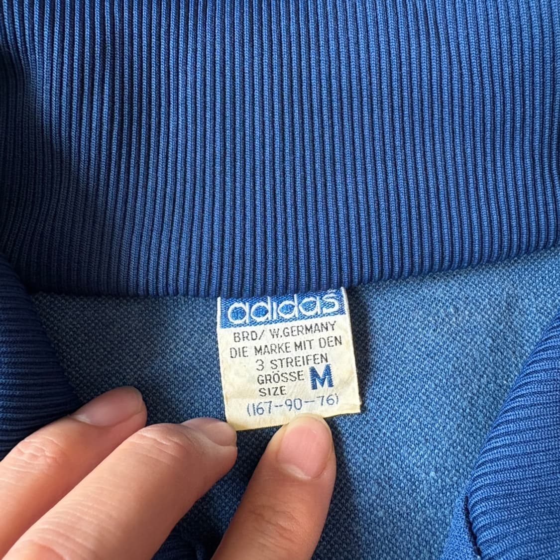 70s Adidas 70년대 생산 아디다스 네이비 파이어버드 져지 자켓 상품이미지5