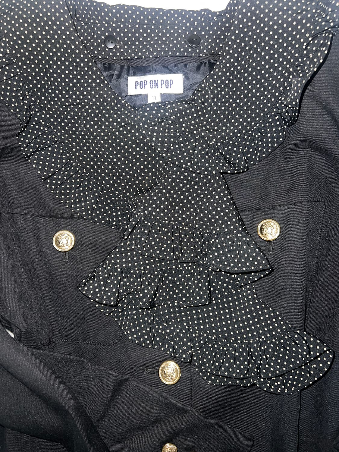 도트 금장단추 자켓 일본 dot jacket 상품이미지2