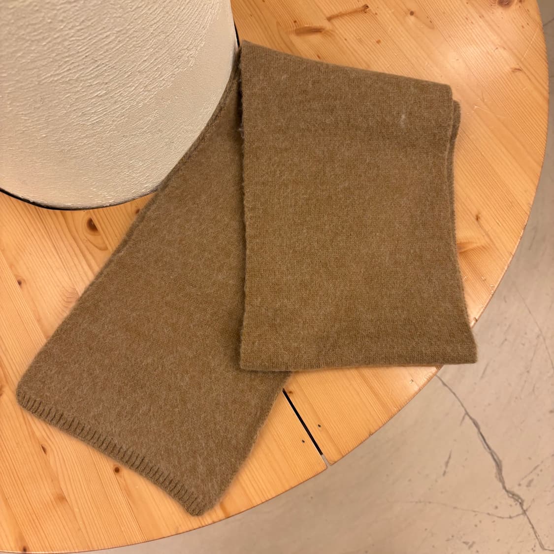 빈티지 브라운 머플러 상품이미지1