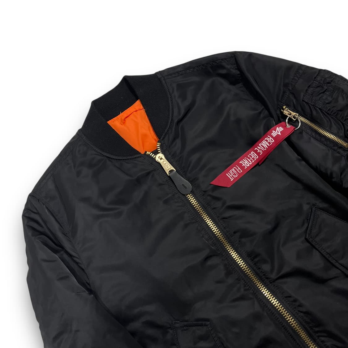 알파 인더스트리 리버시블 Ma-1 다크 슬림 항공점퍼 상품이미지2