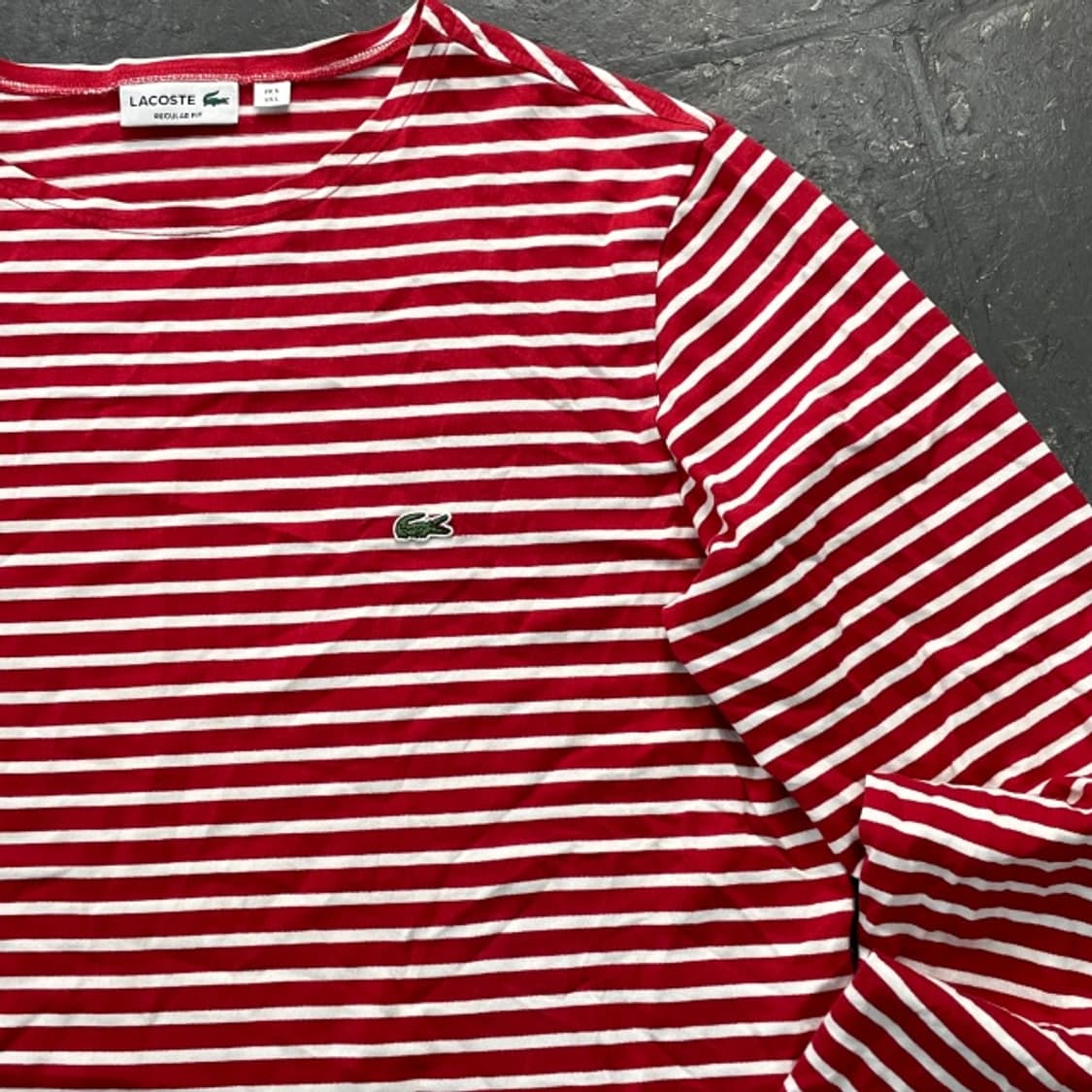 100 라코스테 단가라 롱슬리브 상품이미지2