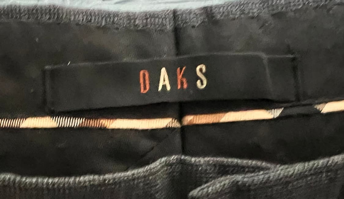 DAKS 닥스 남자 윈도우페인 정장바지 슬랙스 여름 차콜그레이 M 30 상품이미지3