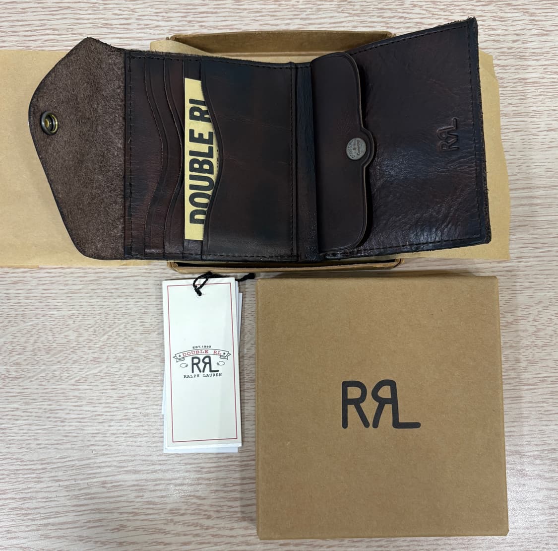 rrl 더블알엘 콘초 레더 월렛 지갑 상품이미지2