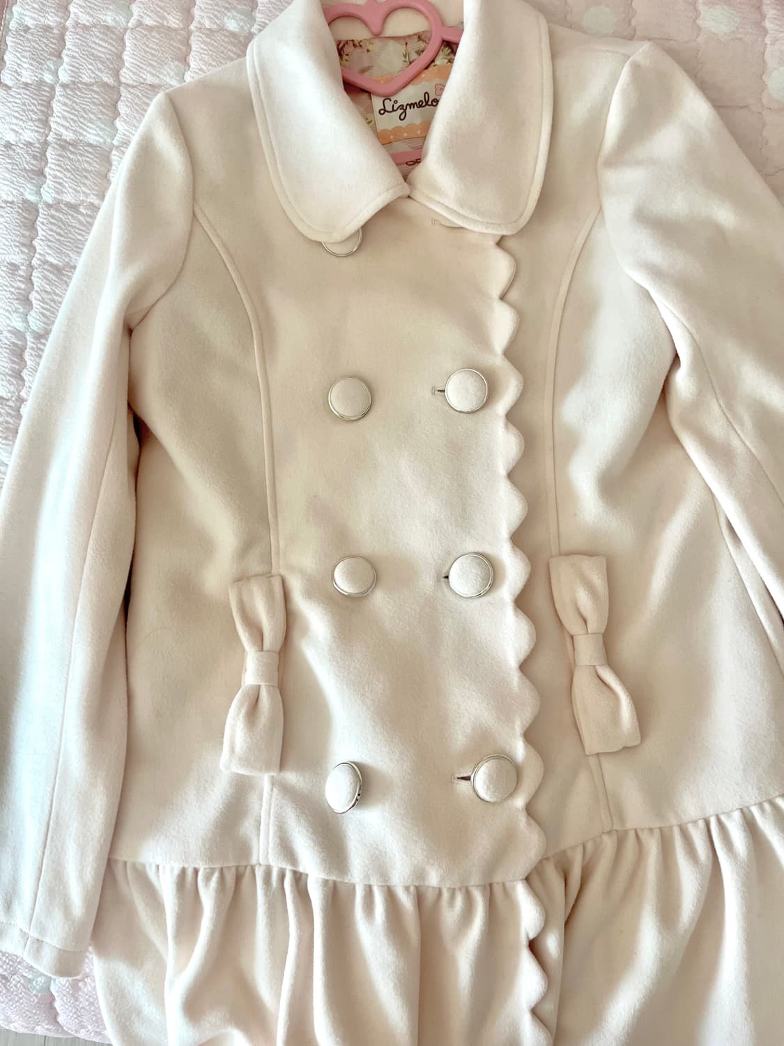 급전) 히메 갸루 리즈멜로 리즈리사 코트 상품이미지1