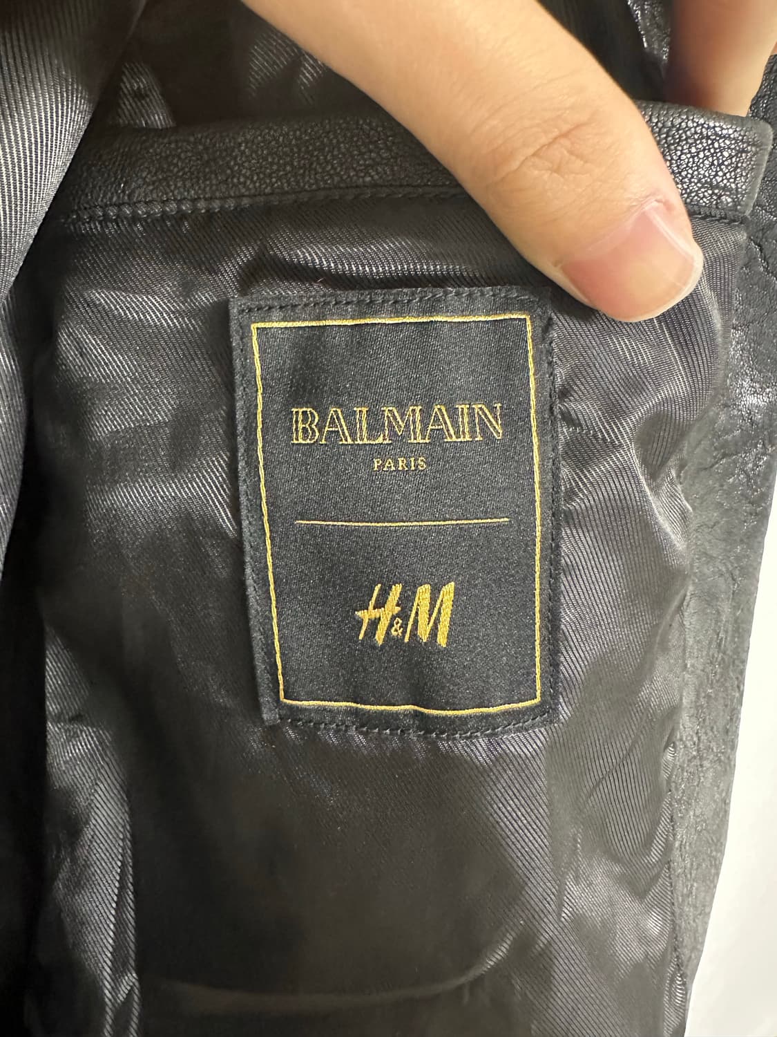 발망 h&m 라이더자켓 상품이미지4