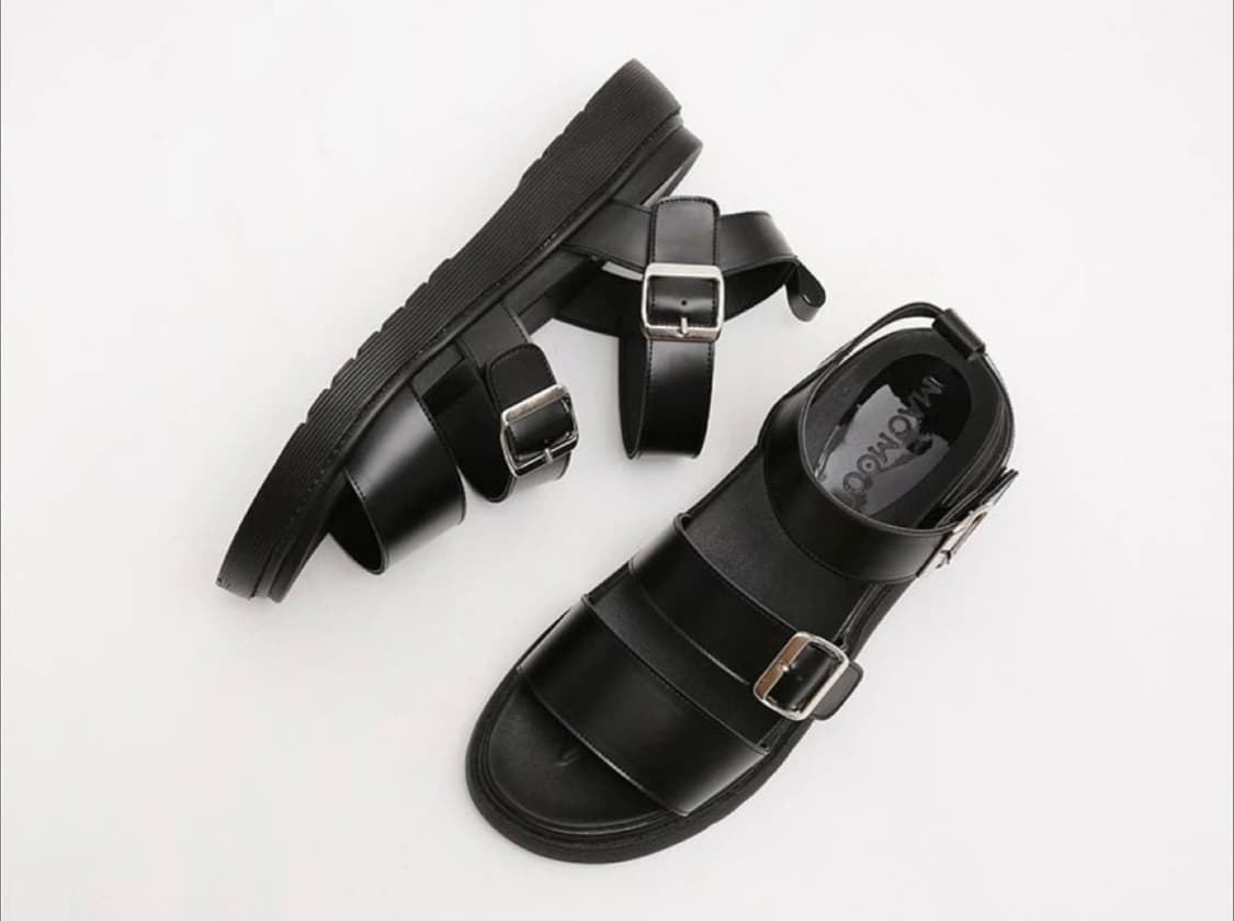 마크모크 Karen 블랙 스트랩 샌들 225사이즈(거의새것) 상품이미지8