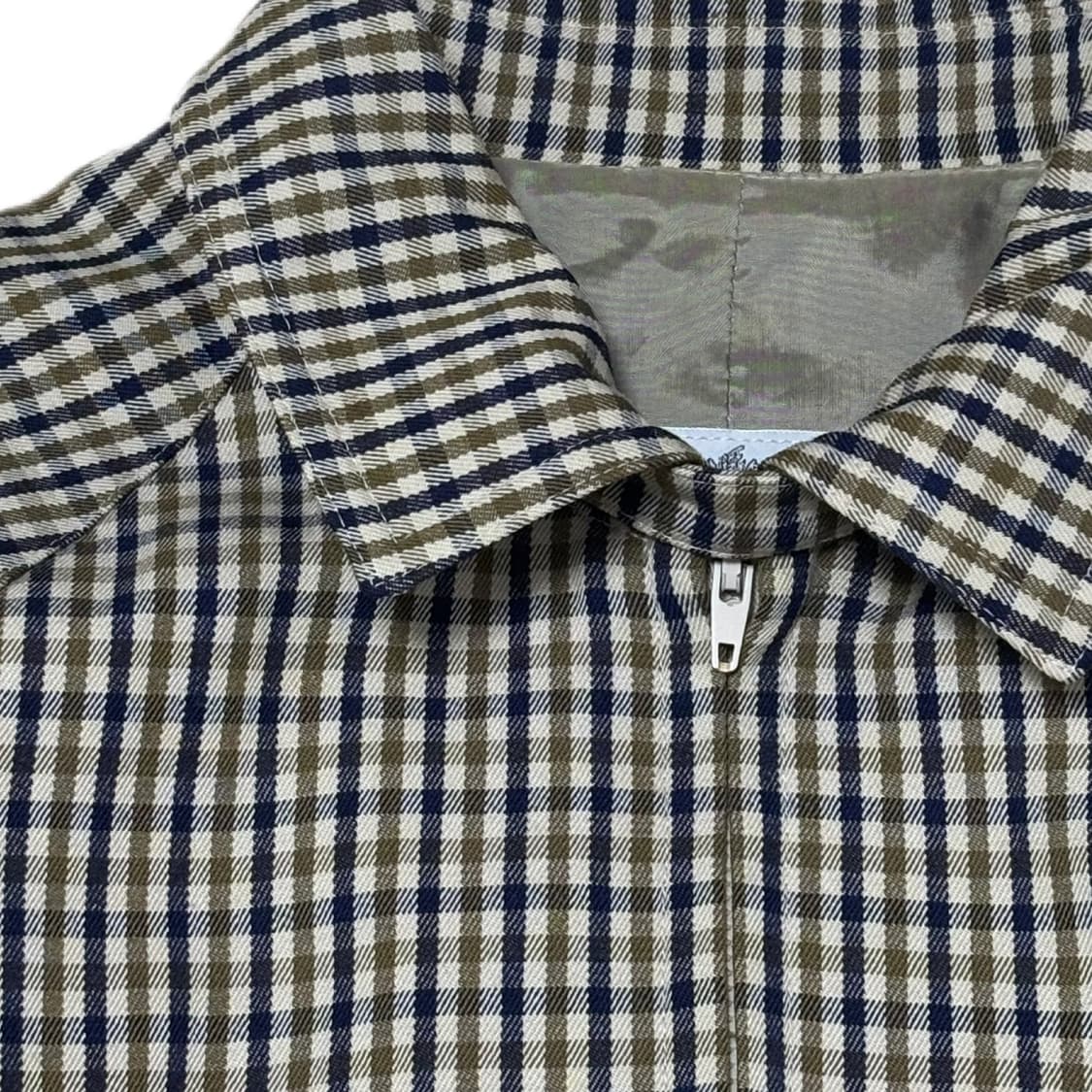 Aquascutum 아쿠아스쿠텀 노바체크 블루종자켓 상품이미지2