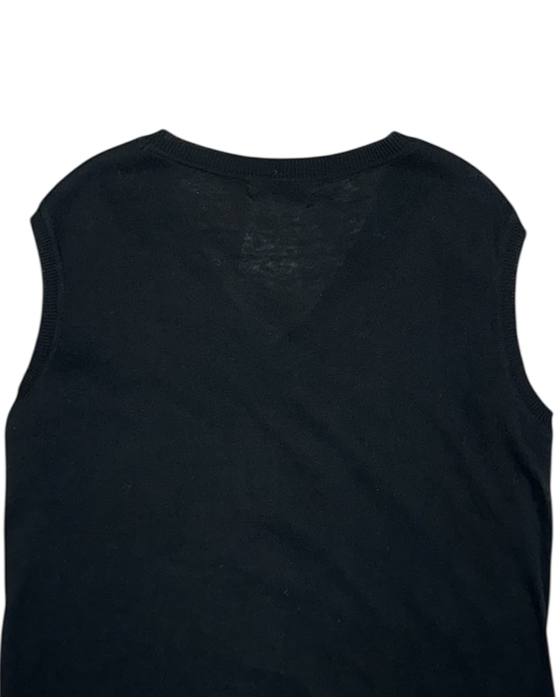 요지 야마모토 슬리브리스 원피스 블랙 상품이미지8