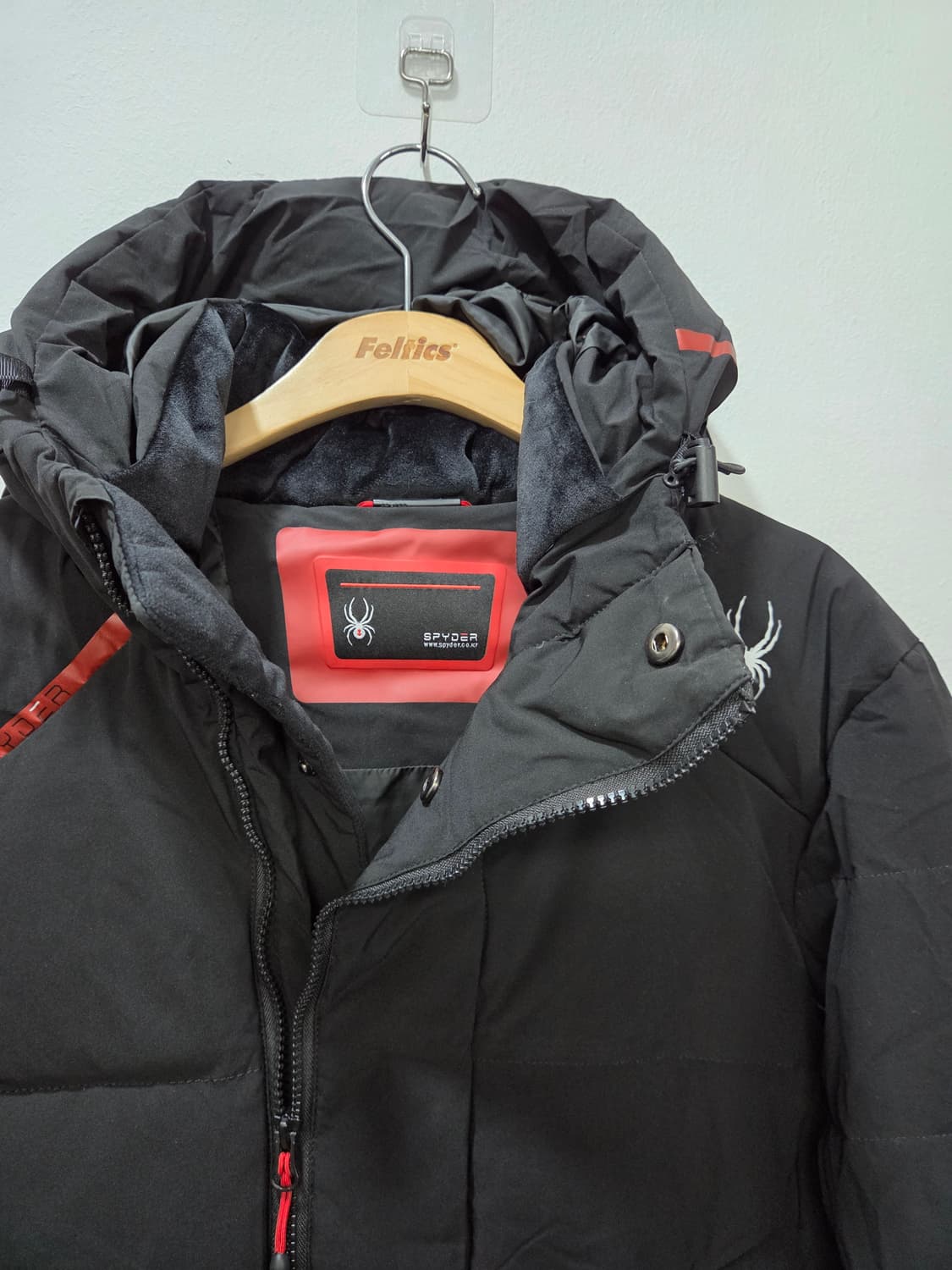 스파이더 블랙 구스 패딩 여성 점퍼 S Y2K  상품이미지2