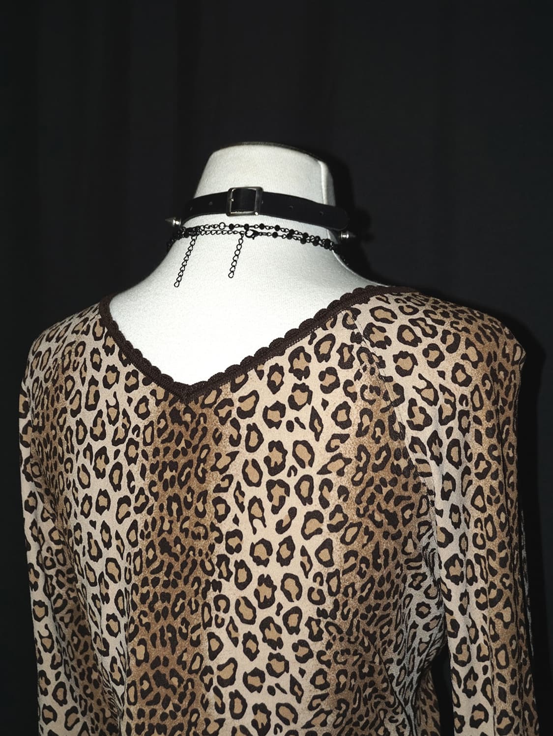 [GK] rhinestone shirring gyaru t  상품이미지8