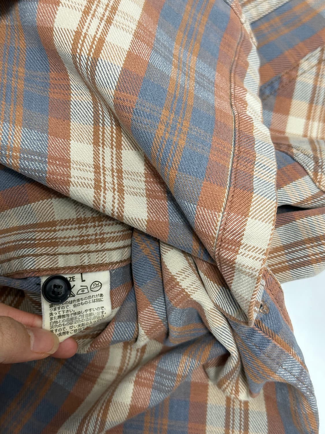 리바이스 레드탭 체크 남방 셔츠 일본판 상품이미지9