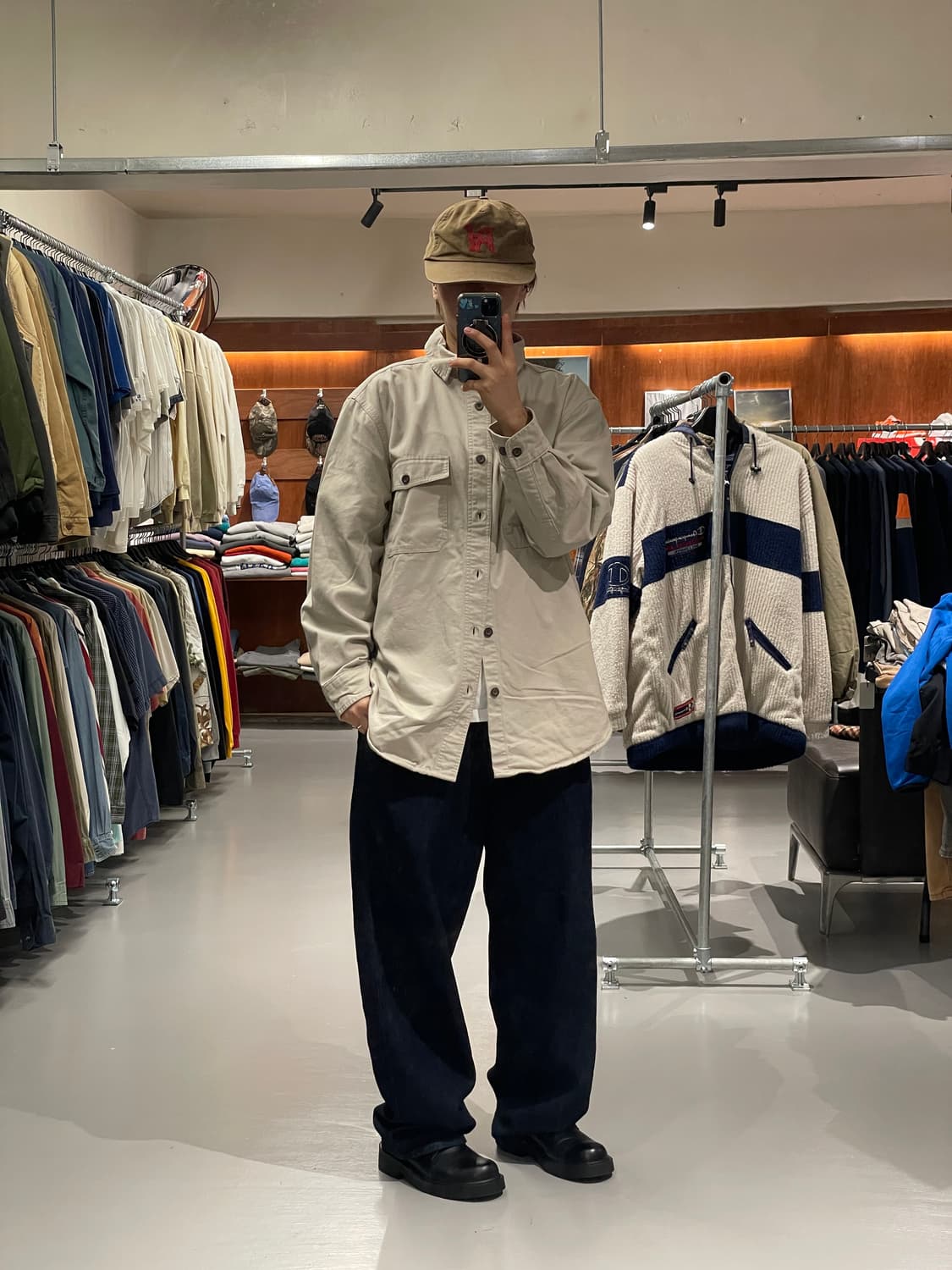 울리치 안감 기모 셔츠   상품이미지2