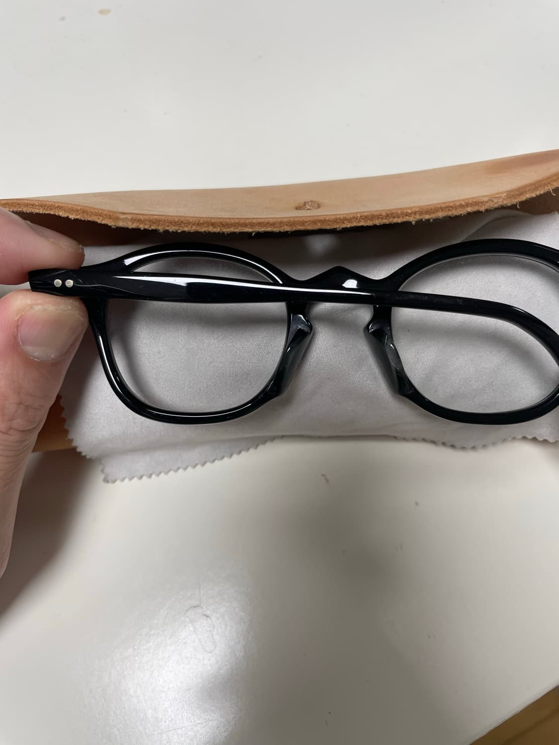 드폰테인 라시트포 LW 콜라보 뿔테 안경 상품이미지8