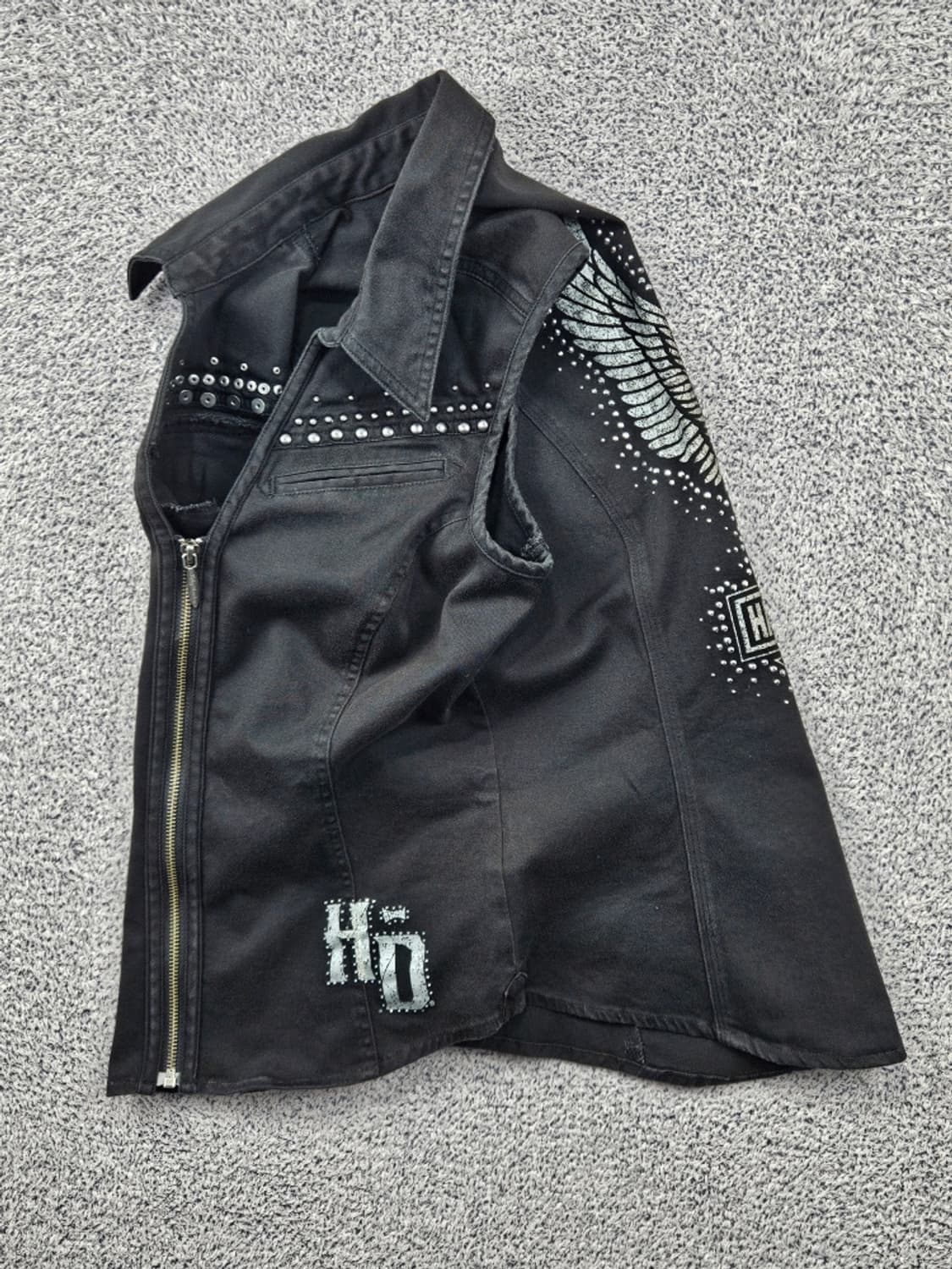 할리데이비슨 스터드 바이커 베스트 조끼 ( L ) / 11782 상품이미지4