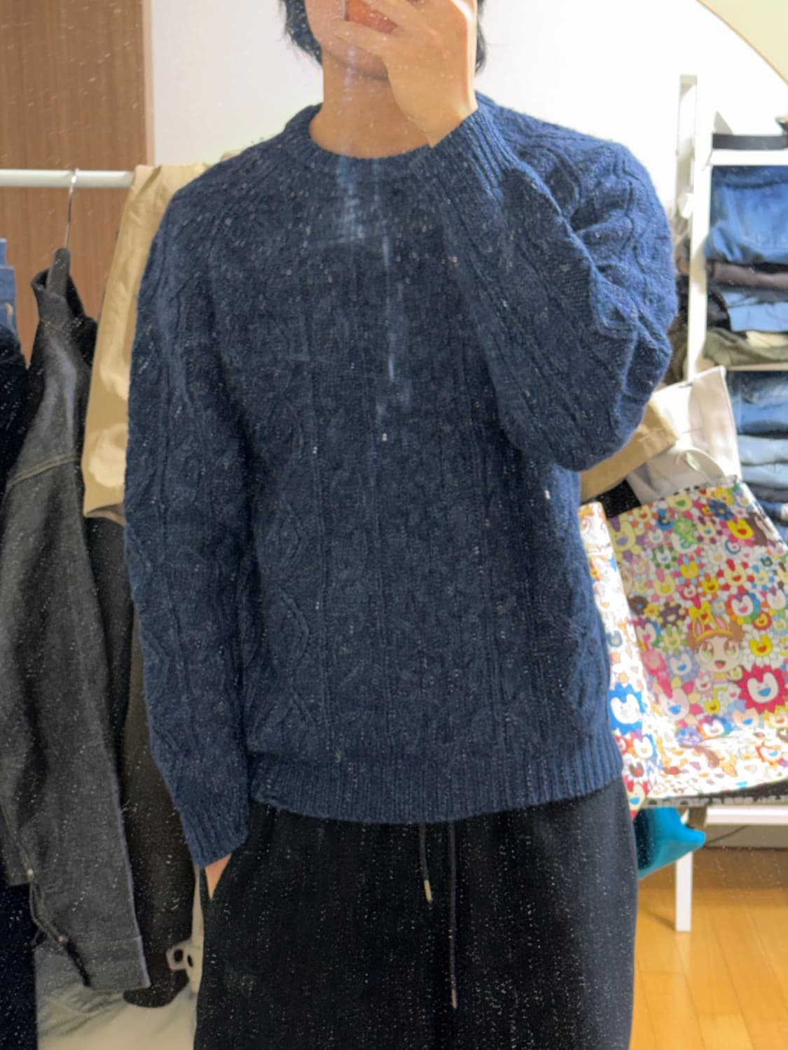 90s 맥그리거 울 케이블 니트 상품이미지3