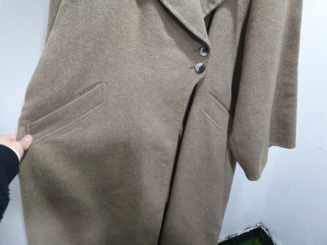 GANNI 가니 울 롱코트 36 #524J 상품이미지4