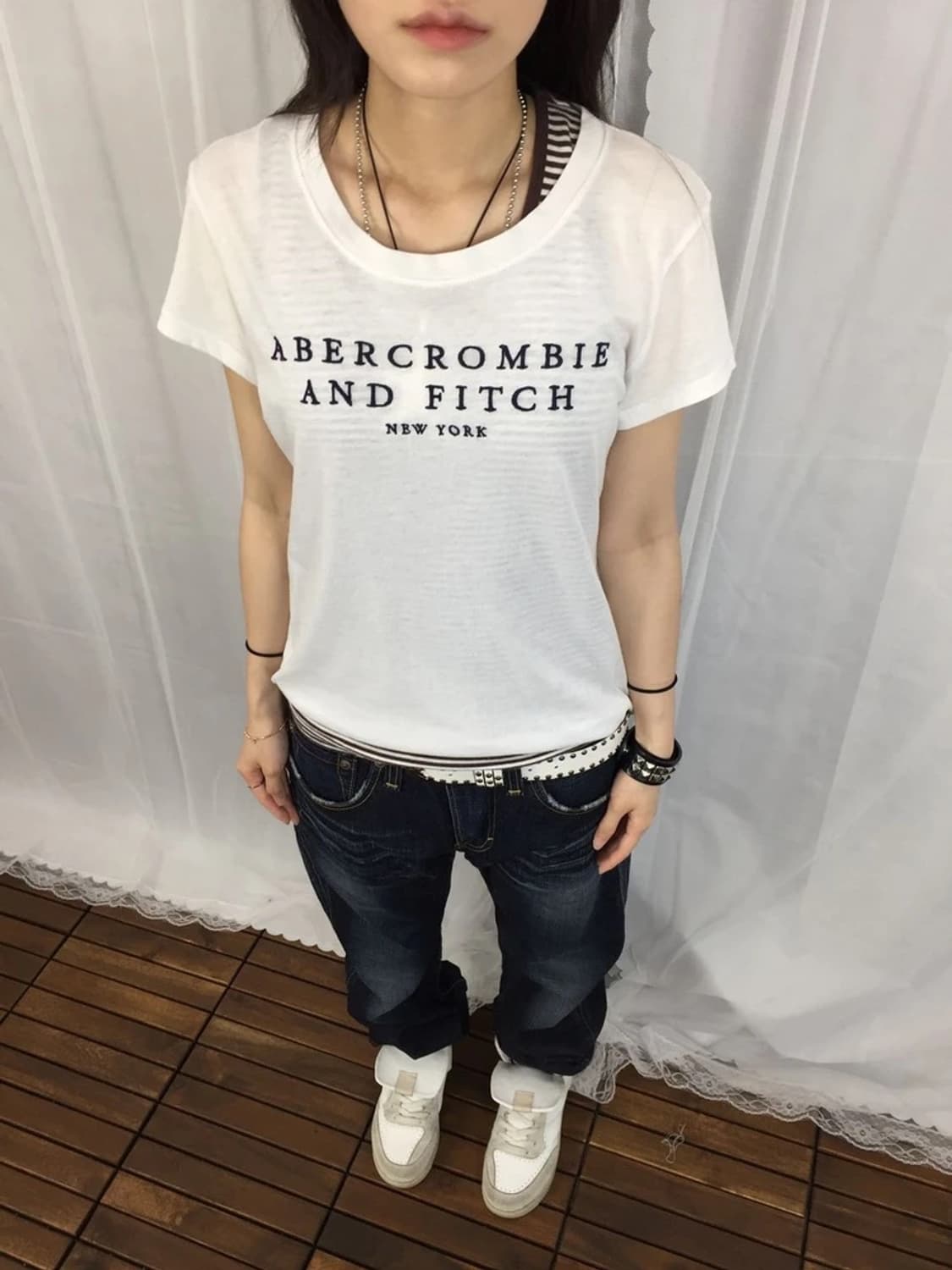 Abercrombie Soft A&F Logo Tee 상품이미지2