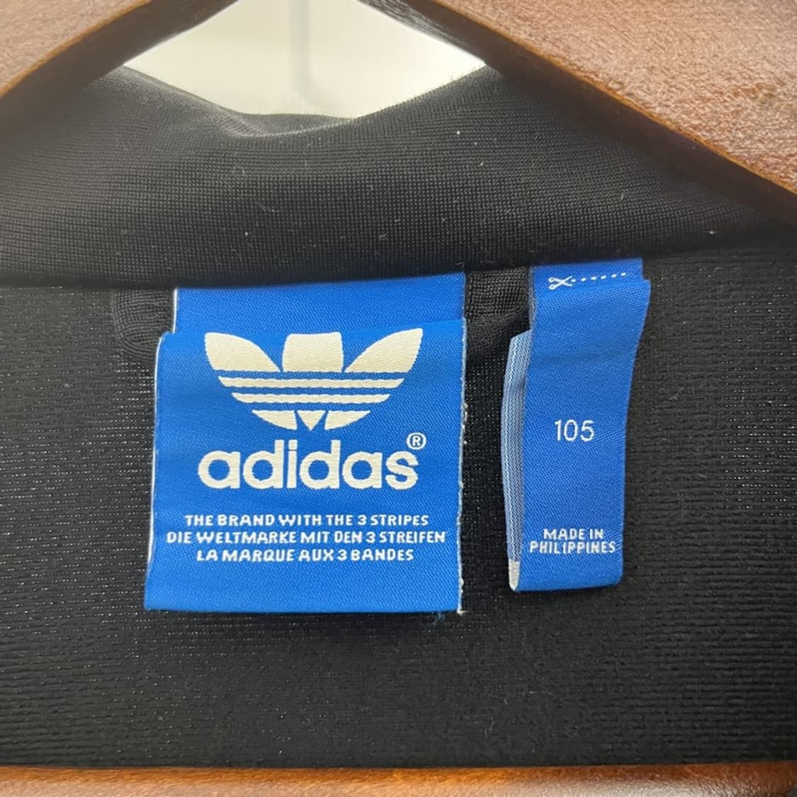 아디다스 빈티지 오리지널 파이어버드 검흰 져지 집업 105 C10831 상품이미지5
