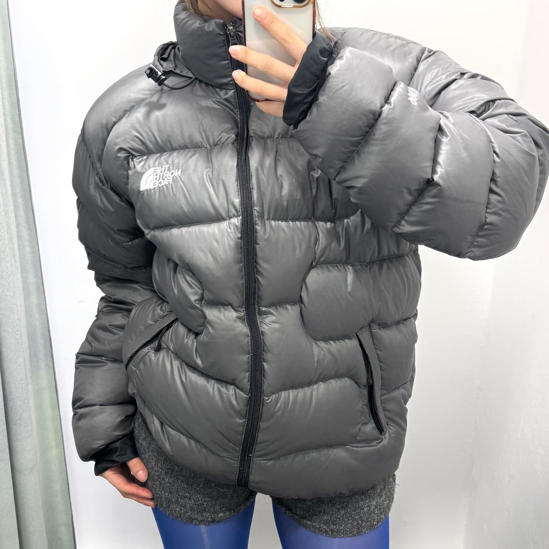 노스페이스 그레이 900 서밋시리즈 구스다운 패딩  상품이미지1