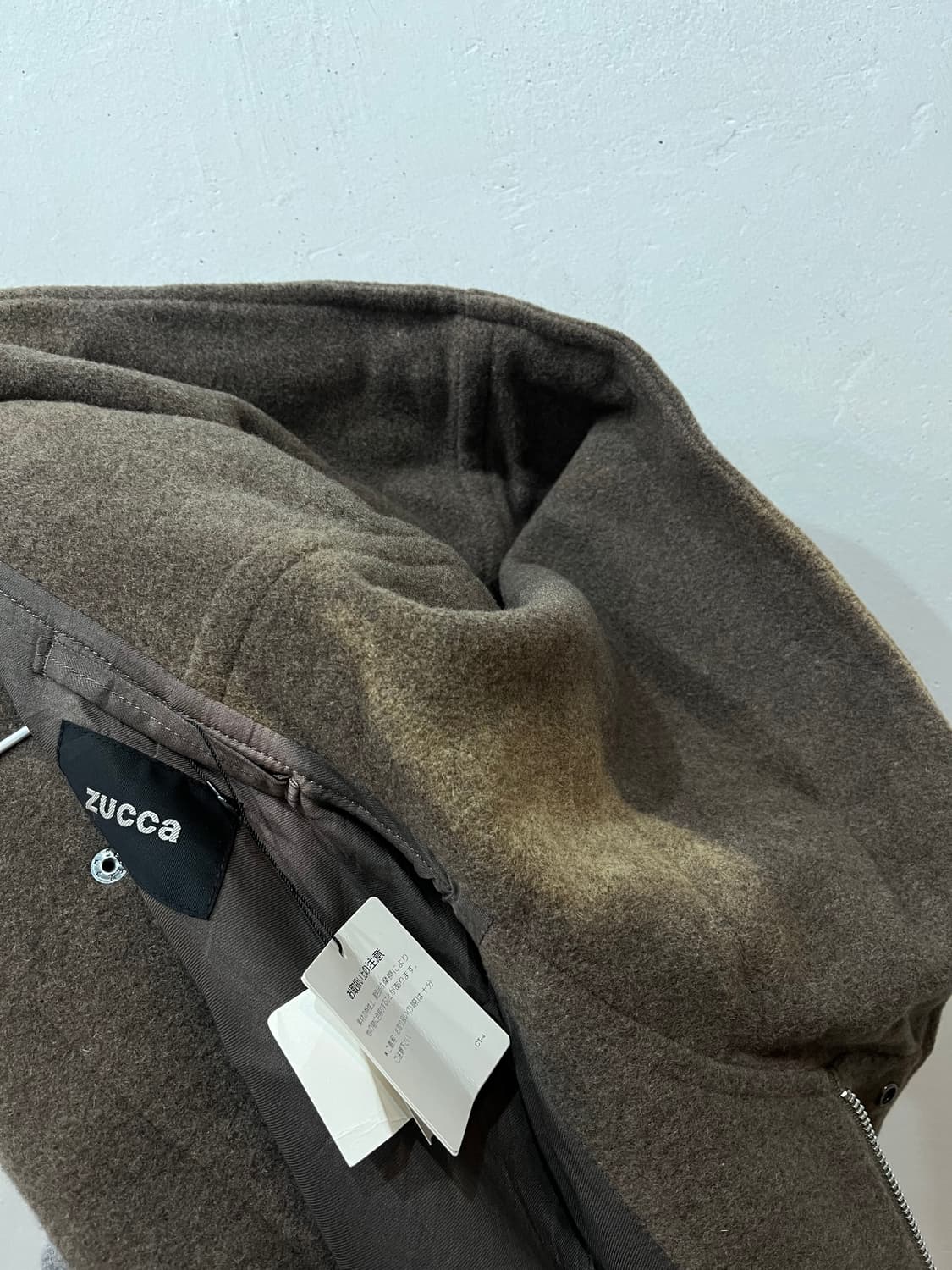 ZUCCA 주카 울 후디 코트 우먼즈 S 상품이미지10