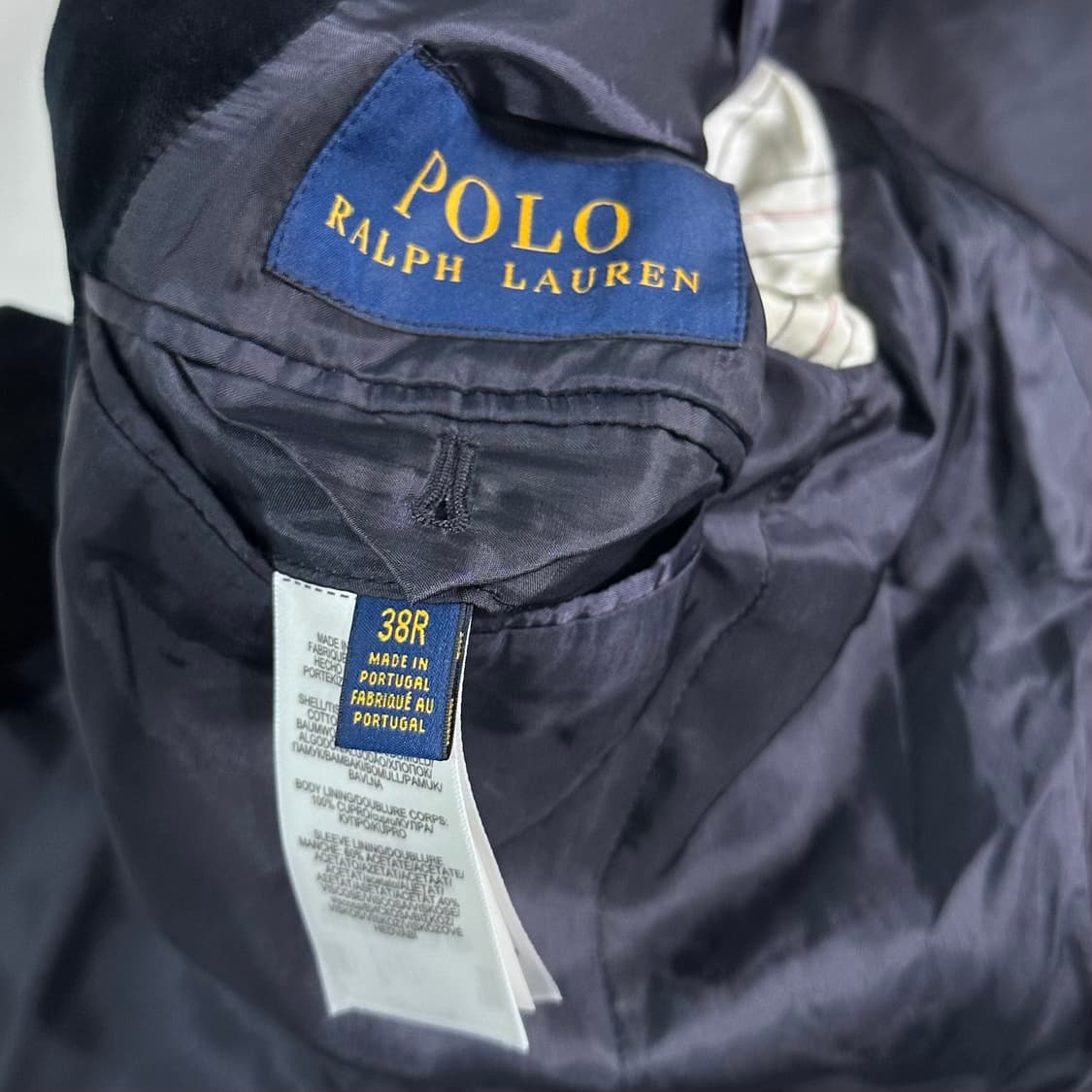 폴로 랄프로렌 다크네이비 벨벳 블레이저 자켓  상품이미지6