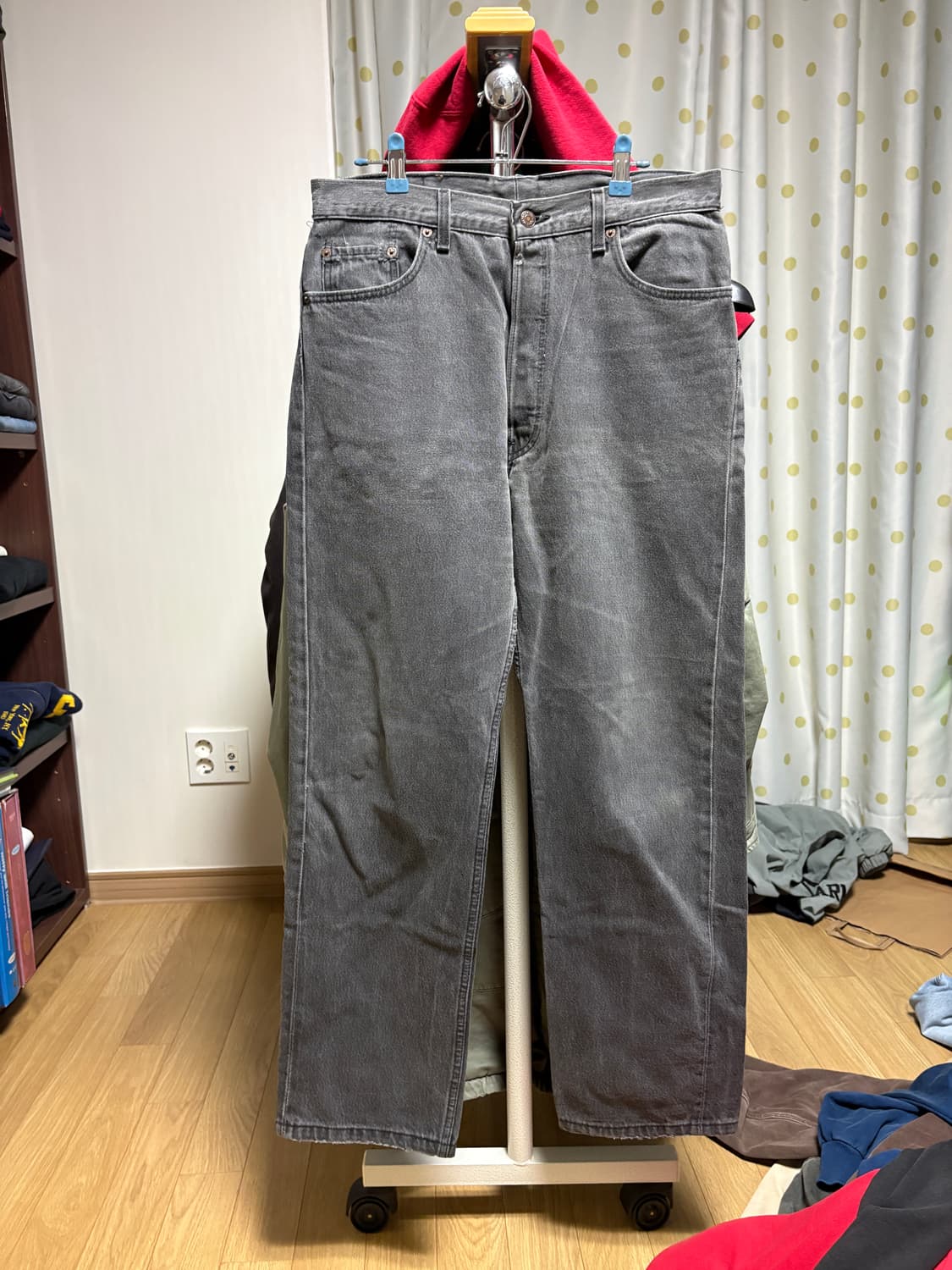 90s usa 리바이스 501-0660 흑청 36x32 상품이미지1