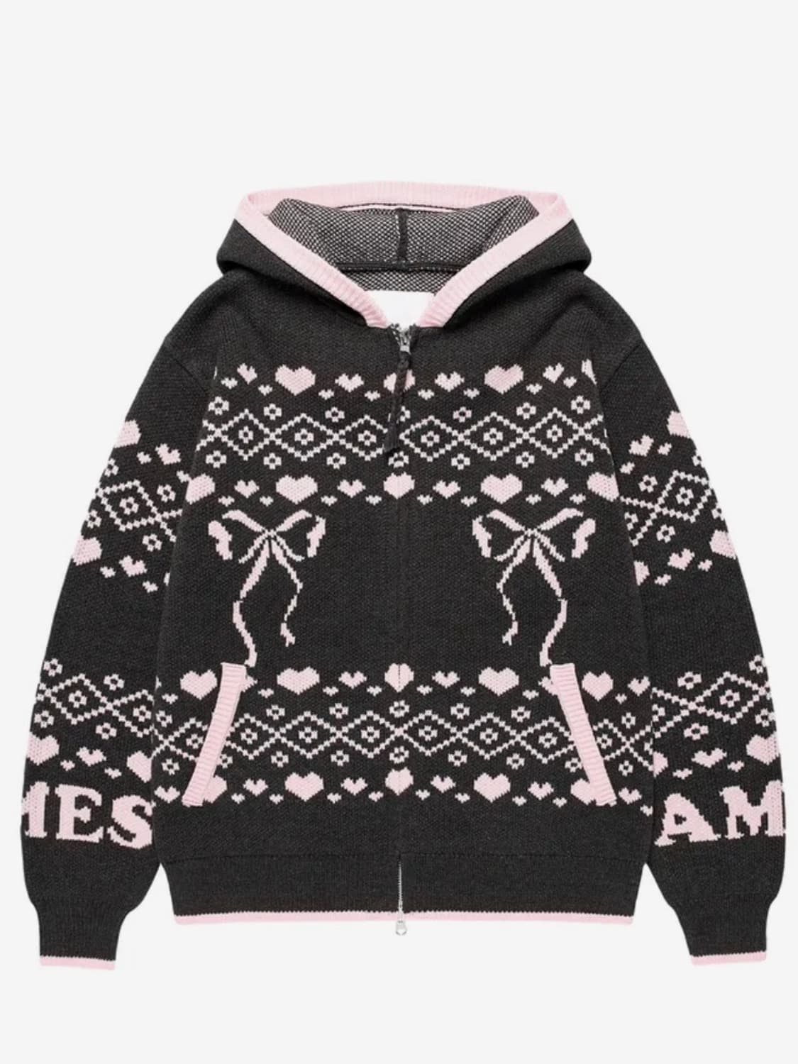 (아메스) COWICHAN KNIT HOODIE ZIP-UP (새상품) 상품이미지3