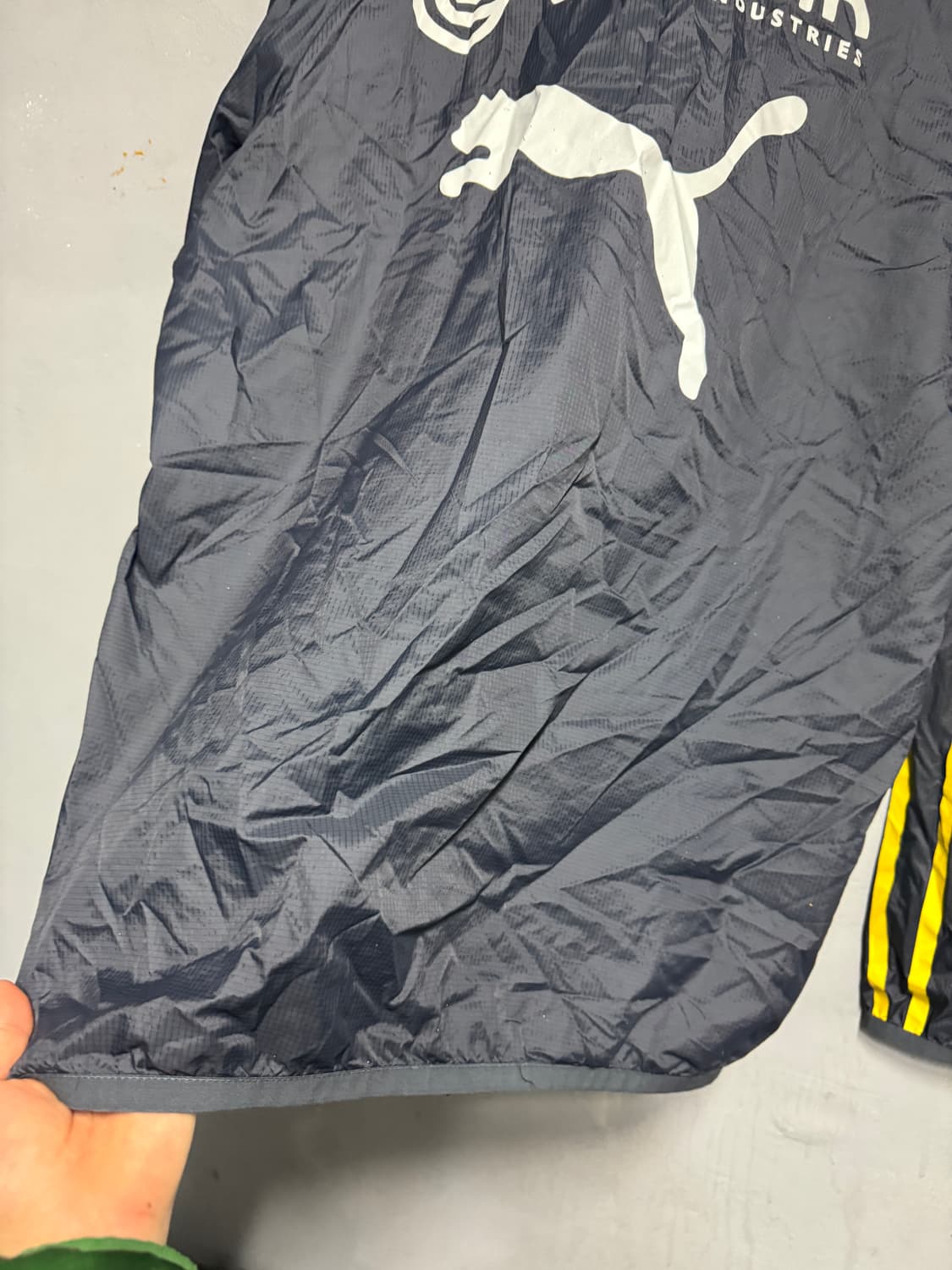 푸마 도르트문트 바람막이 블랙/옐로우 m 상품이미지5