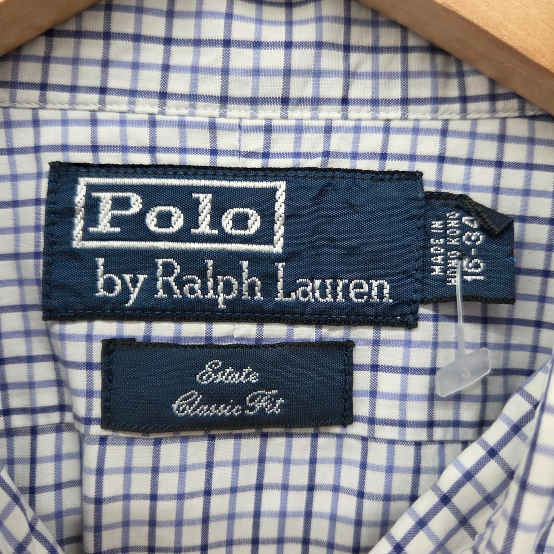 폴로 랄프로렌 체크 긴팔 셔츠 남XL 상품이미지3