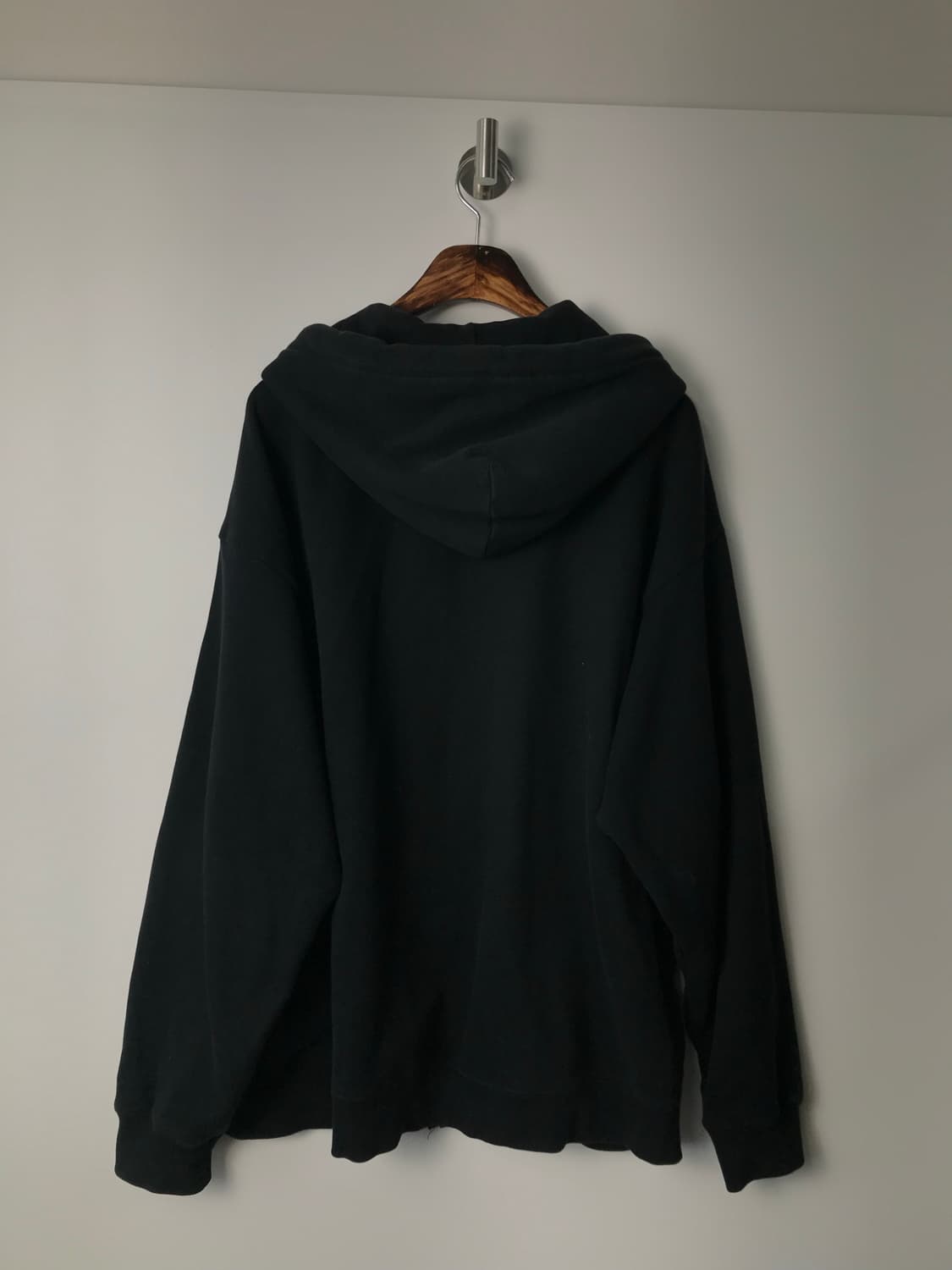 후아유 y2k 와투케 블랙 후드집업 상품이미지3