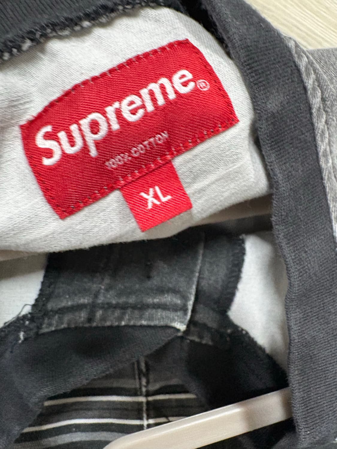 슈프림 프린트 스트라이프 트윌 헨리 16fw 상품이미지3