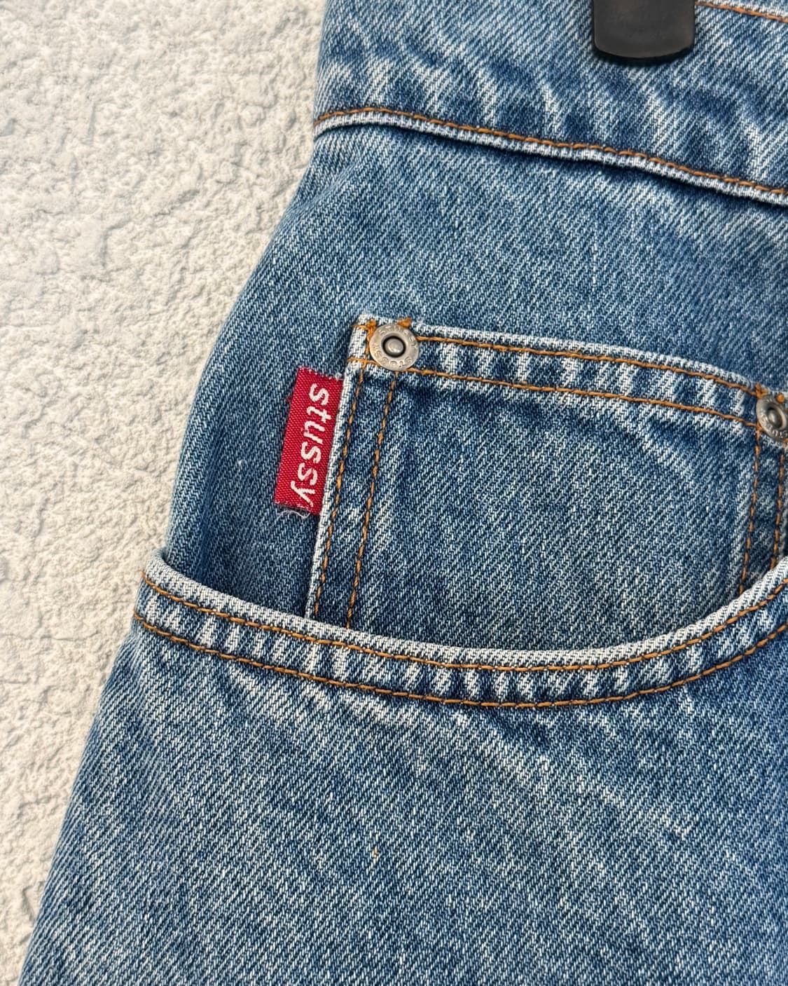 90s 스투시 데님 쇼츠 상품이미지3