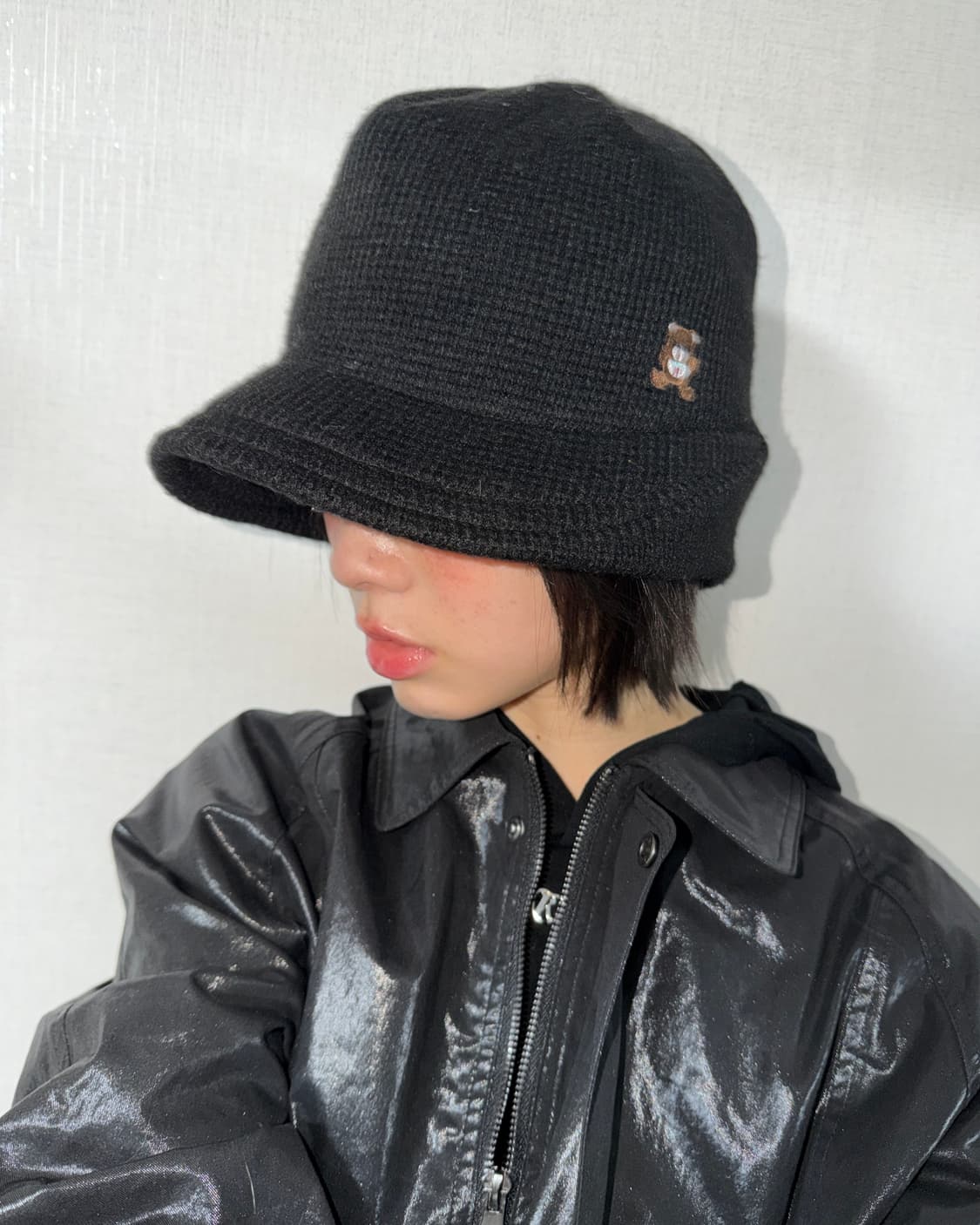 히스테릭글래머 자수 니트 캡 상품이미지1