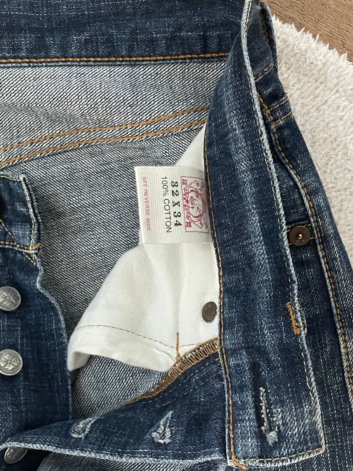 Evisu Denim Pants 32x34 상품이미지3