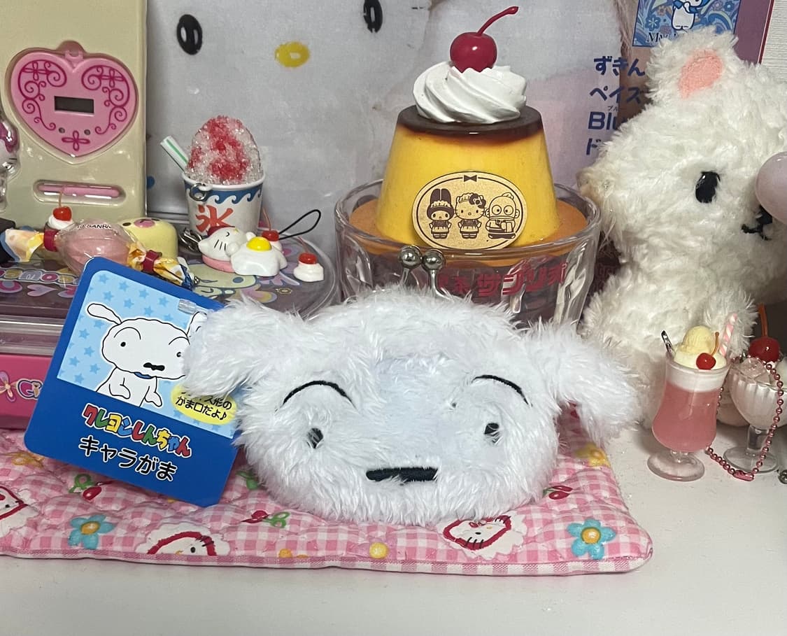 일본 짱구 흰둥이 미니 마스코트 파우치 동전지갑 미니 파우치 상품이미지1