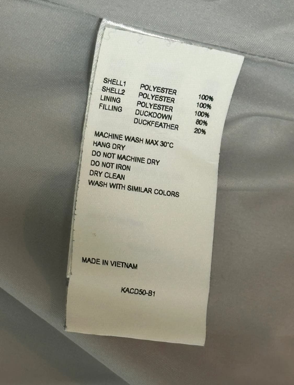 커렌트 실버패딩 상품이미지5