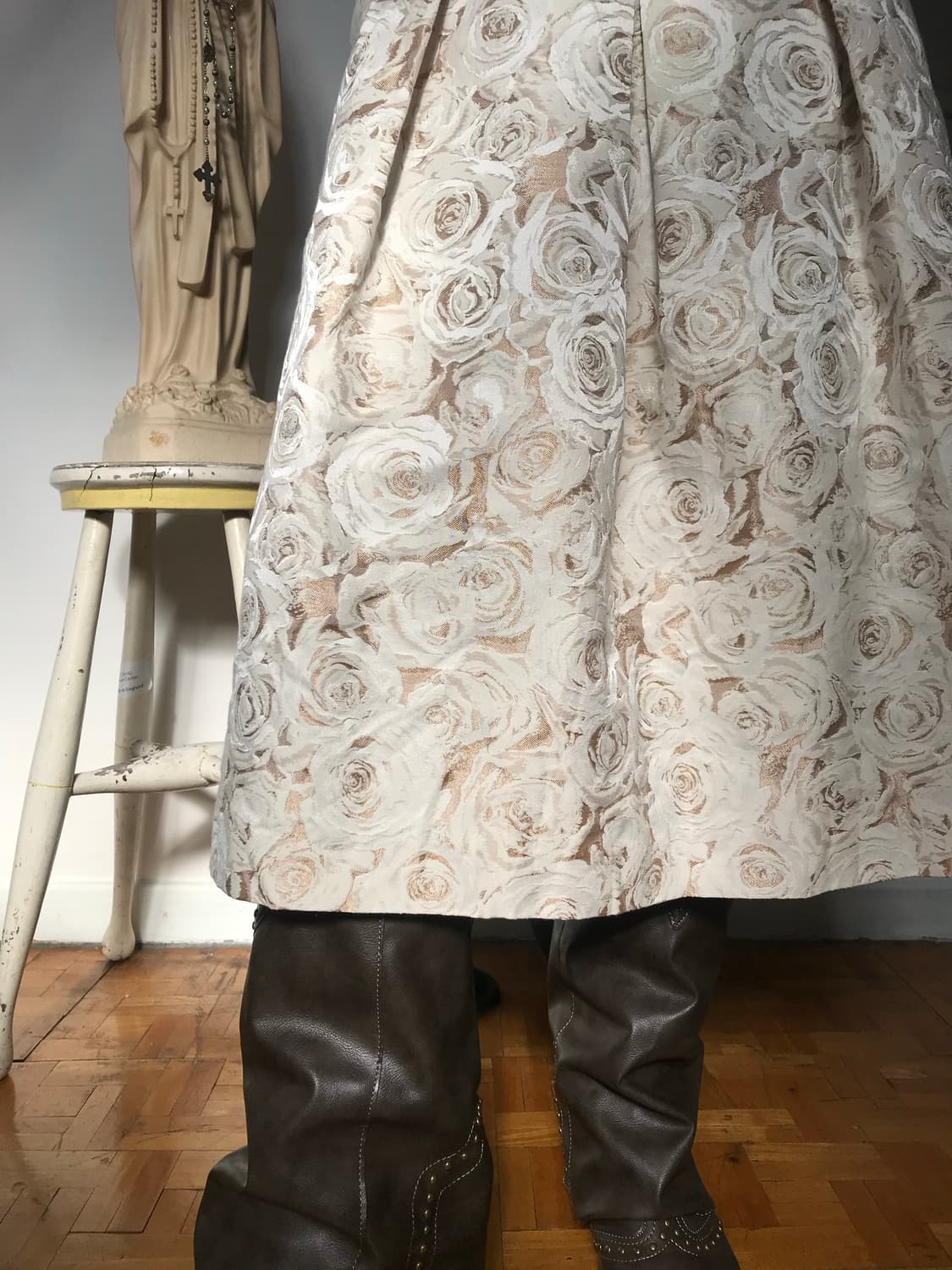 vintage pattern skirt 상품이미지5