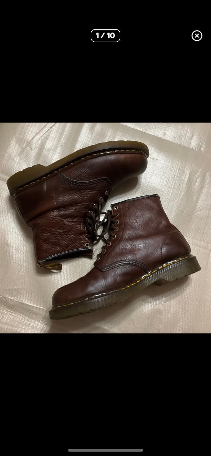 'DR. MARTENS 8 HOLE WALKER BROWN 상품이미지1