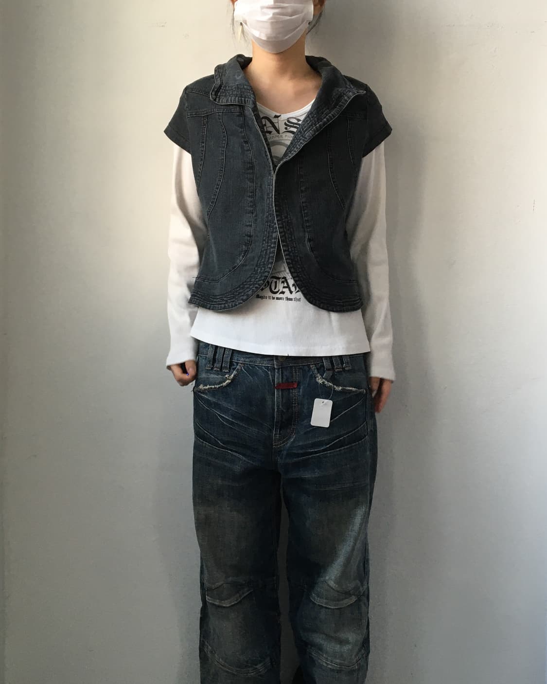 Line detail half sleeve jacket 상품이미지7