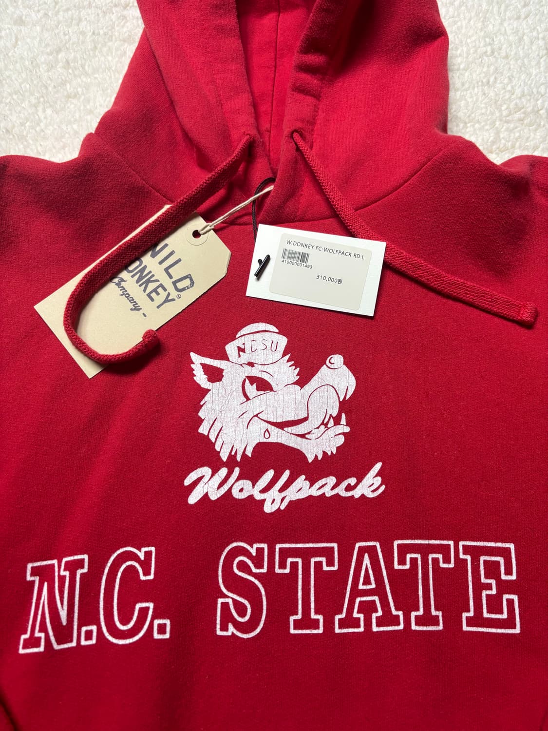 와일드동키 / 울프팩 / 스트롱워시 빈티지 레드 / L 상품이미지3